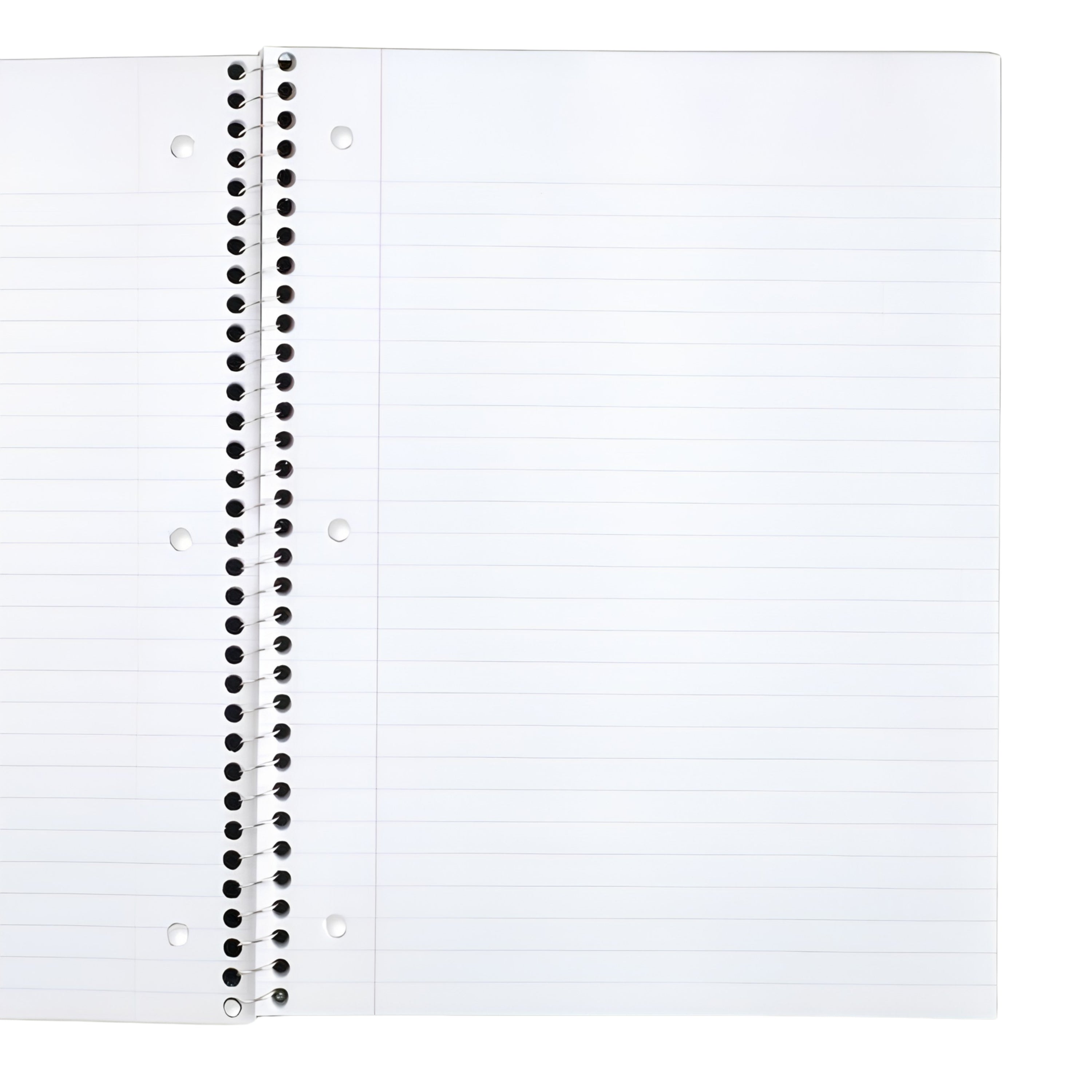 Wide-Ruled 3-Subject Notebook - Colors May Vary- 120 Sheets