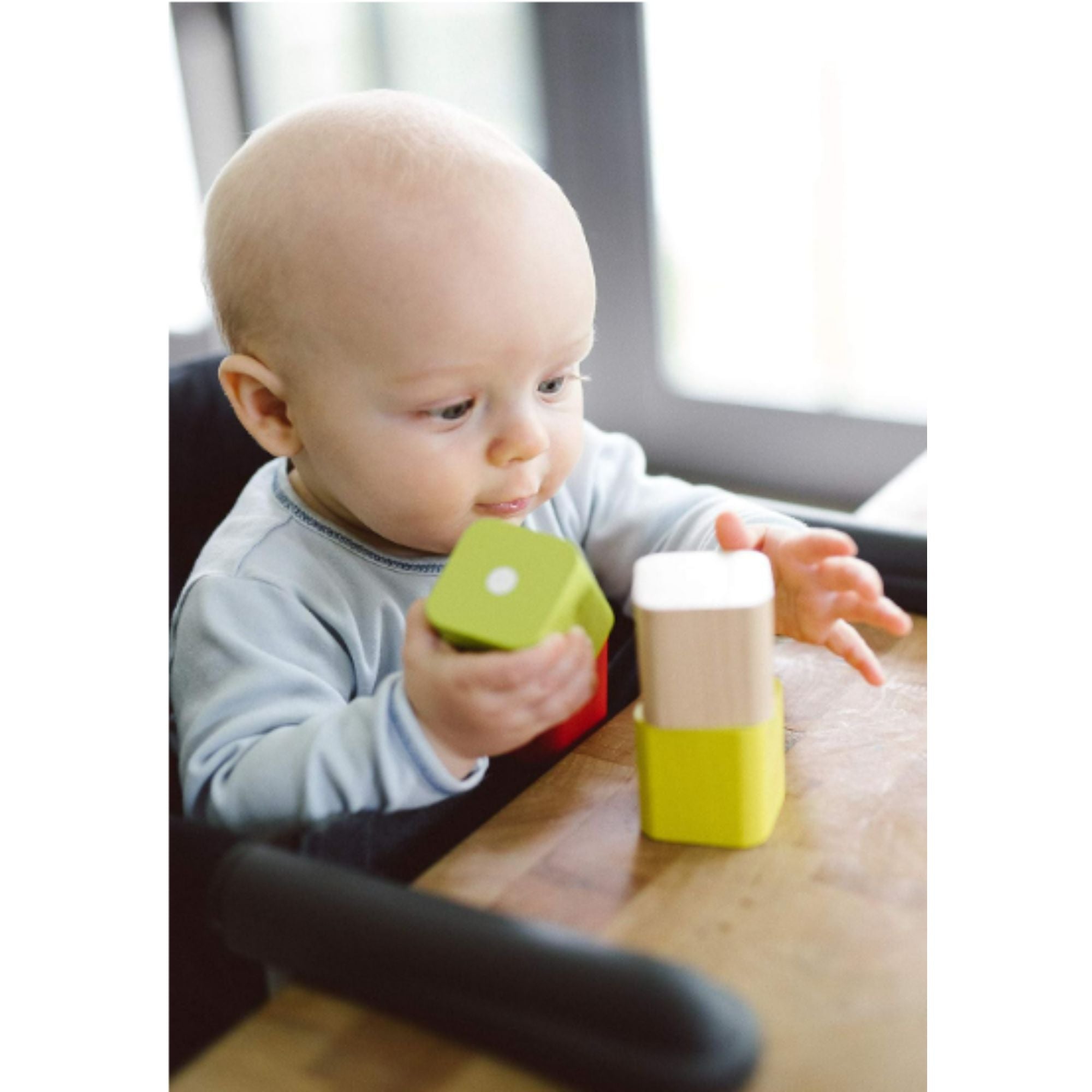 Tegu Baby's First Magnetic Blocks | Eco-Friendly 15-Piece Set
