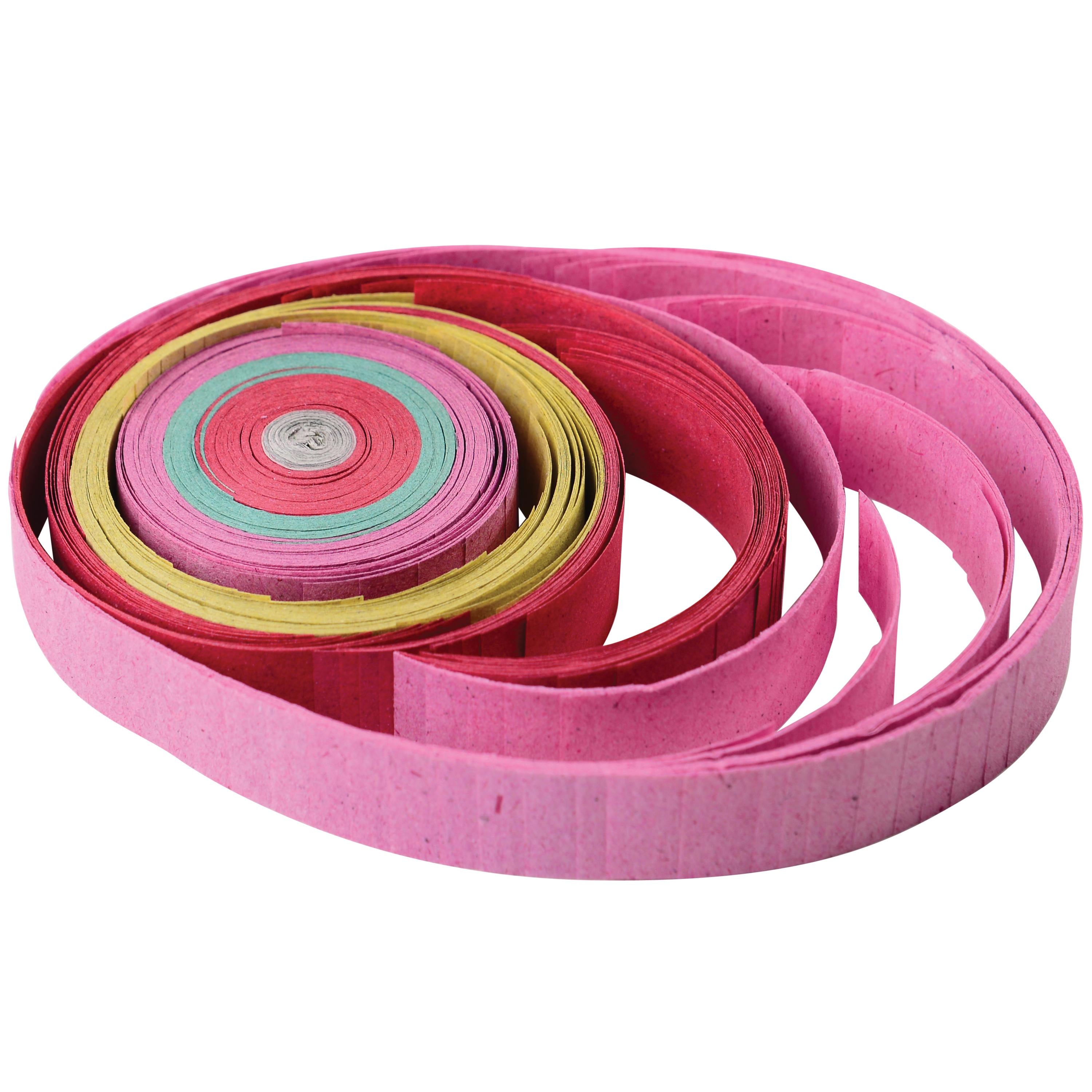 Confetti Paper Rolls – 59 ft, Assorted Colors, 4-Pack