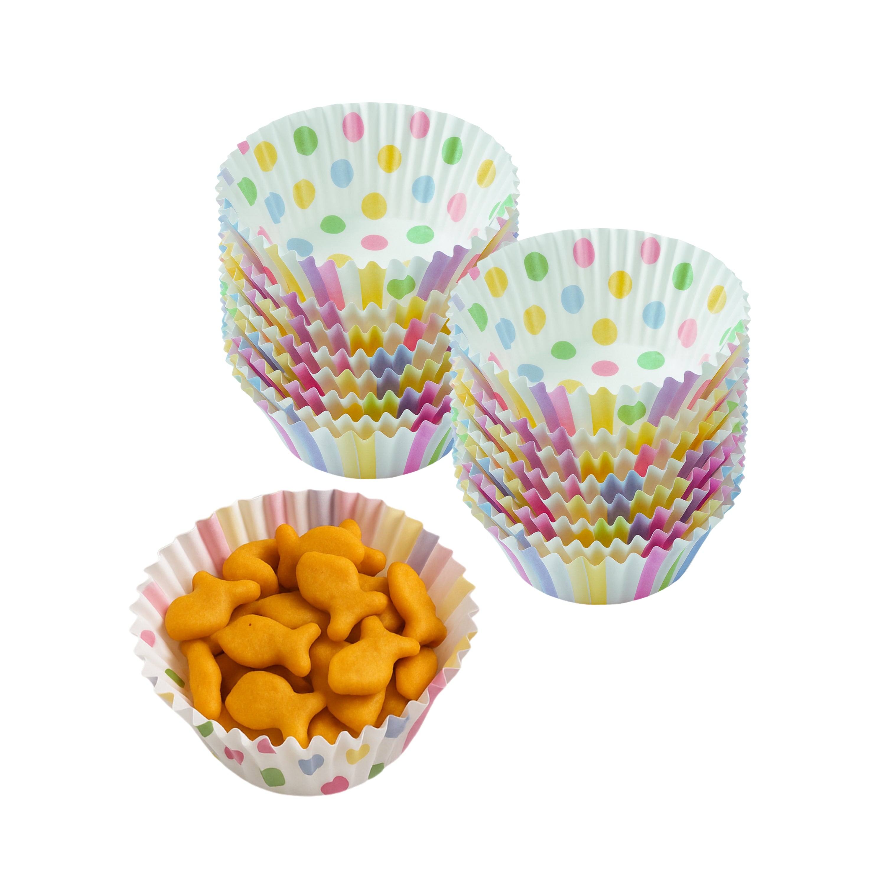 Pretend Baking & Craft Cupcake Liner & Pick Set – 24 Pack