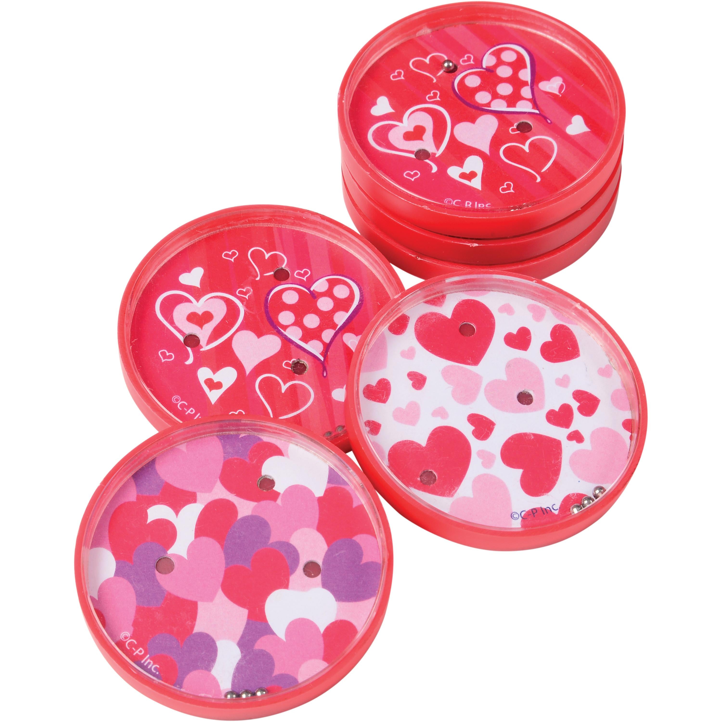 Valentine Heart Mini Maze Games – 6 Piece Classroom Reward & Exchange Set