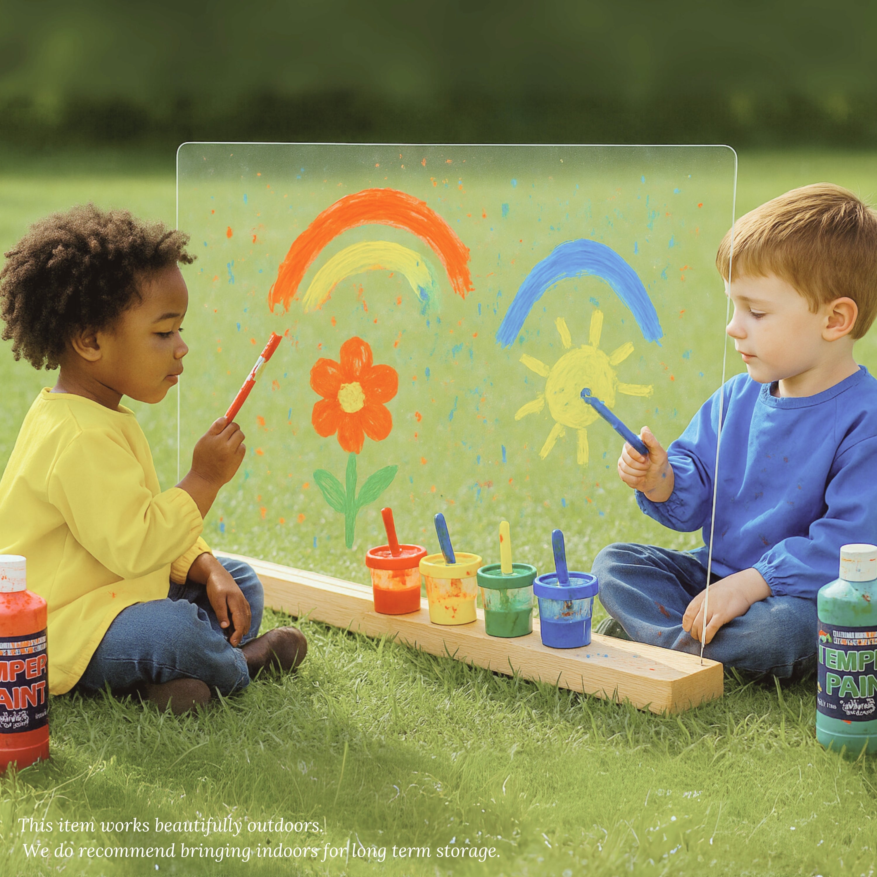 Shatterproof Clear Acrylic Panel & Partition – Painting, Safety, Easy-Clean, Indoor/Outdoor Use