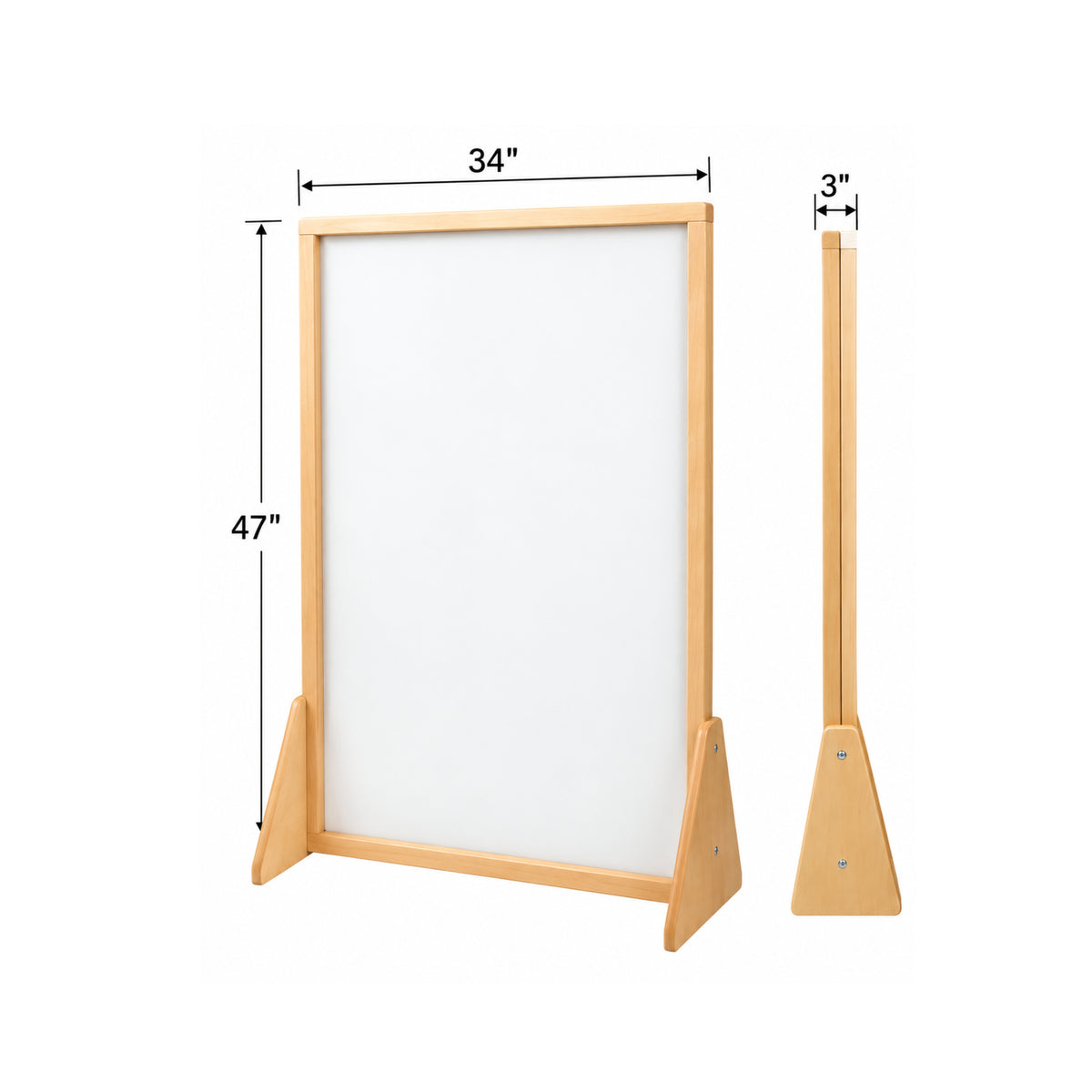 3-in-1 Magnetic STEM Easel | Double-Sided Dry-Erase & 3D Tile Building Surface