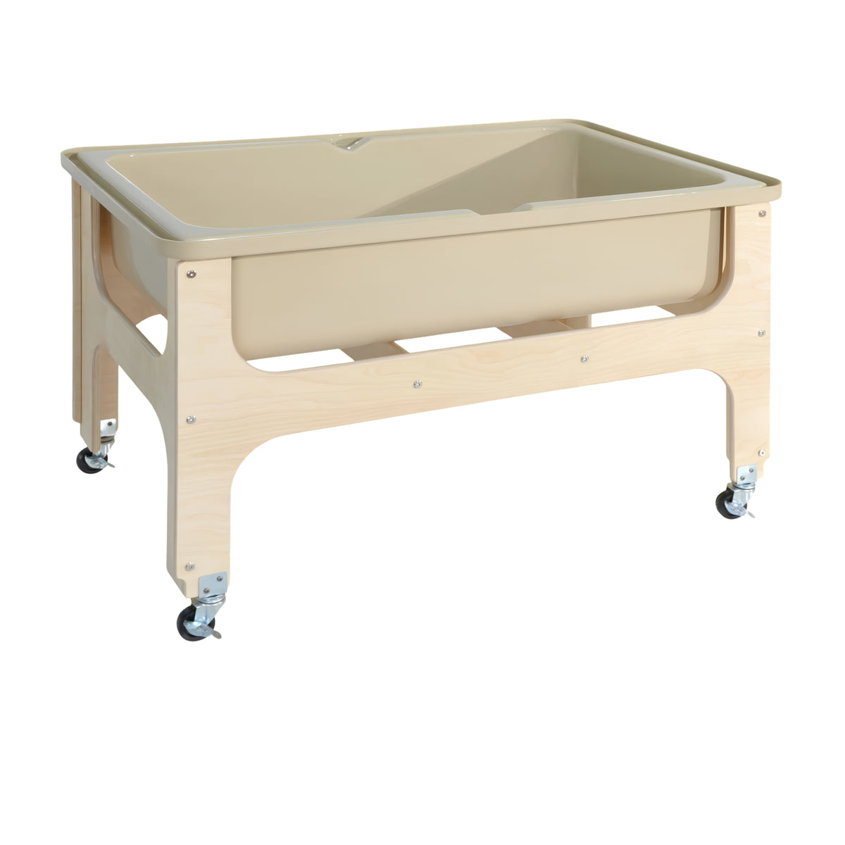 Toddler Sand & Water Sensory Table with Lid and Casters