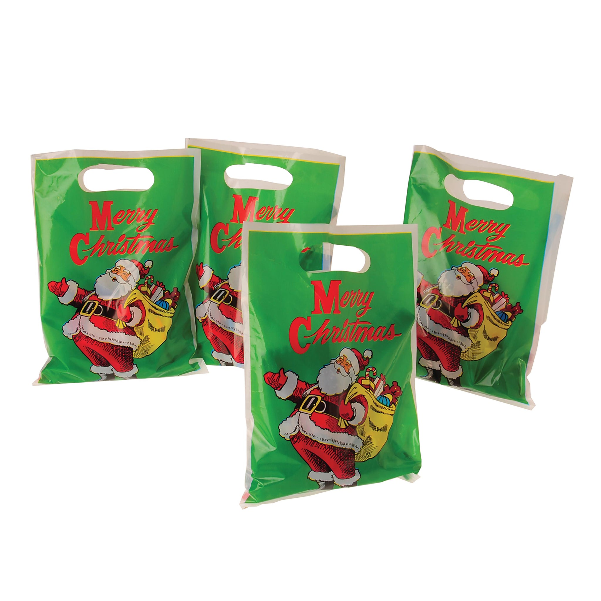 Christmas Loot Bags with Santa Design 8 Pack — free download