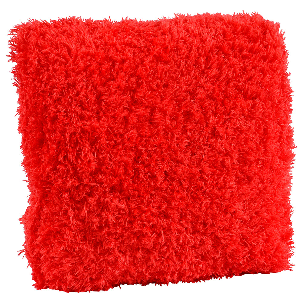 Red Furry Pillow