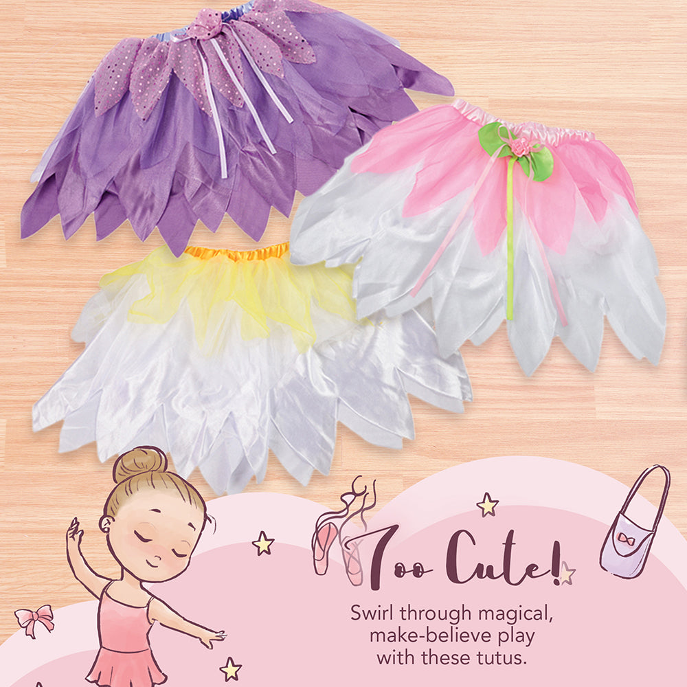 Set of 3 Fun and Fancy 3-Layer Tulle Tutus 