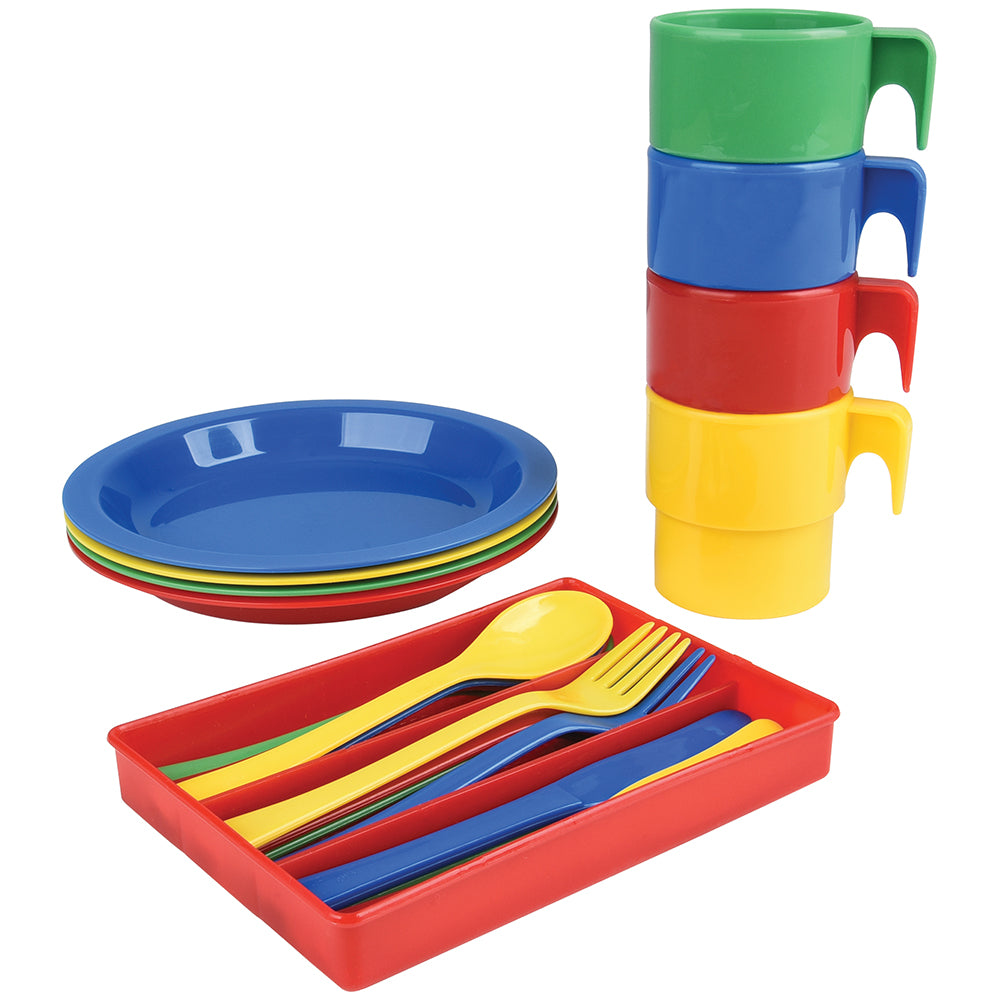 Indestructible Play Dishes - Service for 4