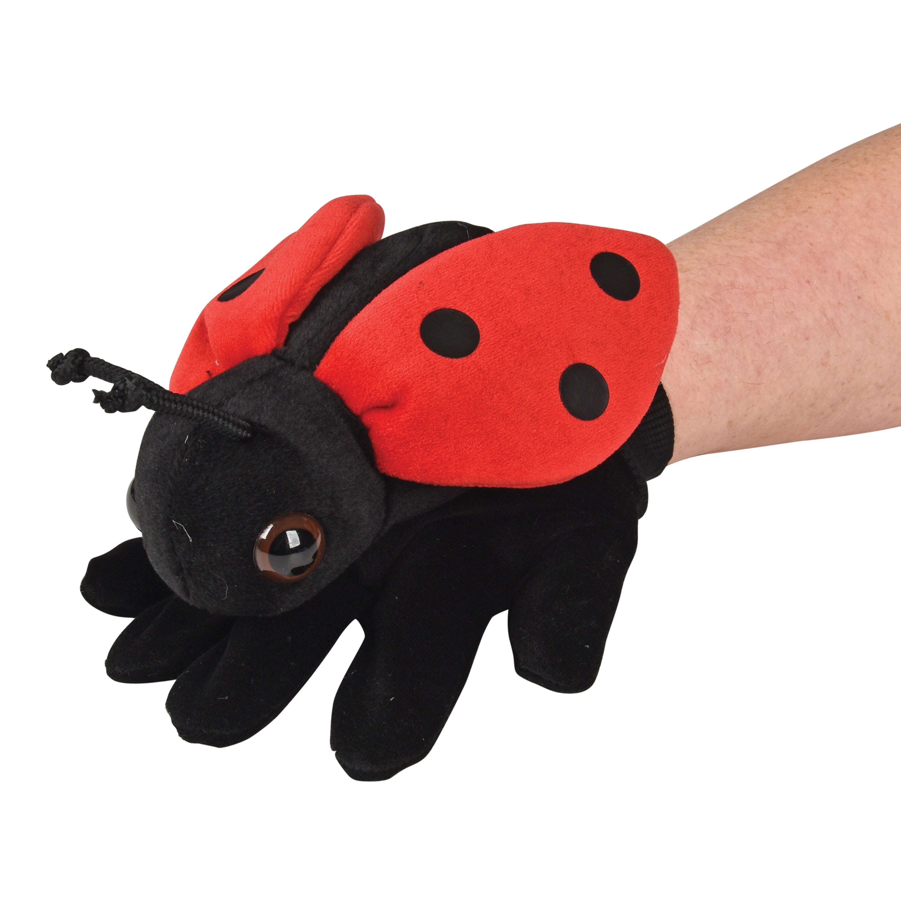 Ladybug Garden Friends Glove Puppet | Soft Velour Hand Puppet