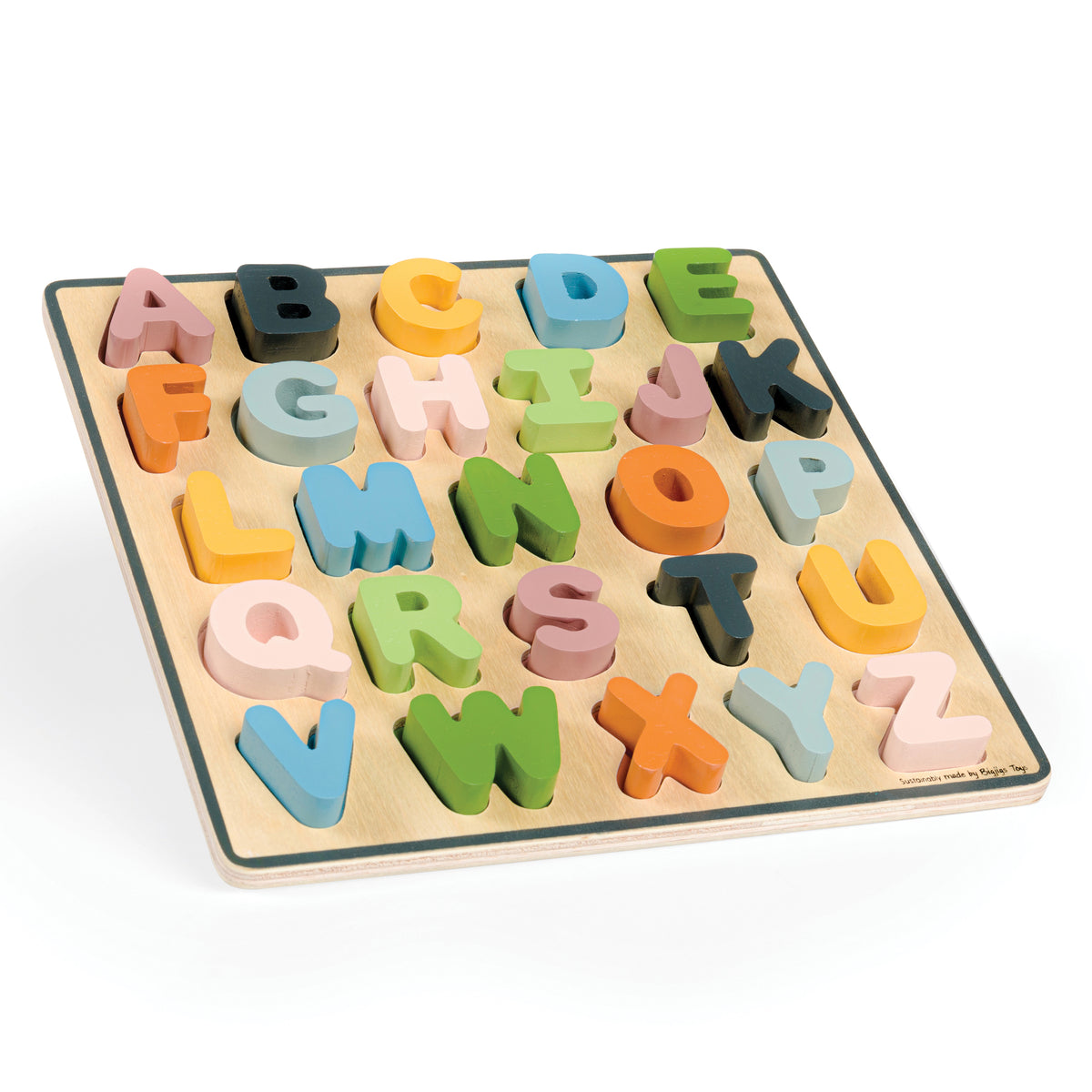 Uppercase Alphabet Wooden Puzzle | ABC Learning Toy Ages 18M+
