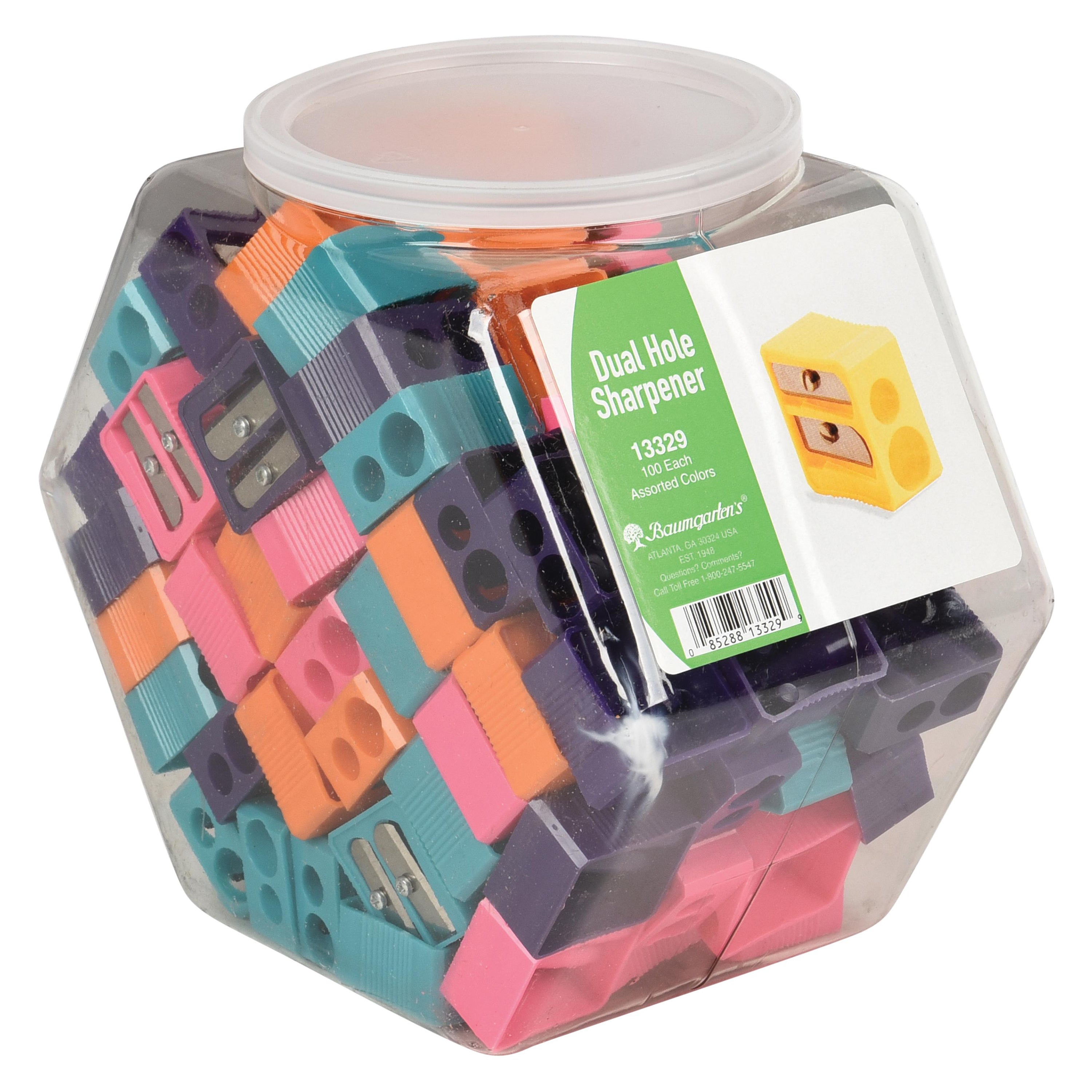 Dual Hole Pencil Sharpeners/100 pcs