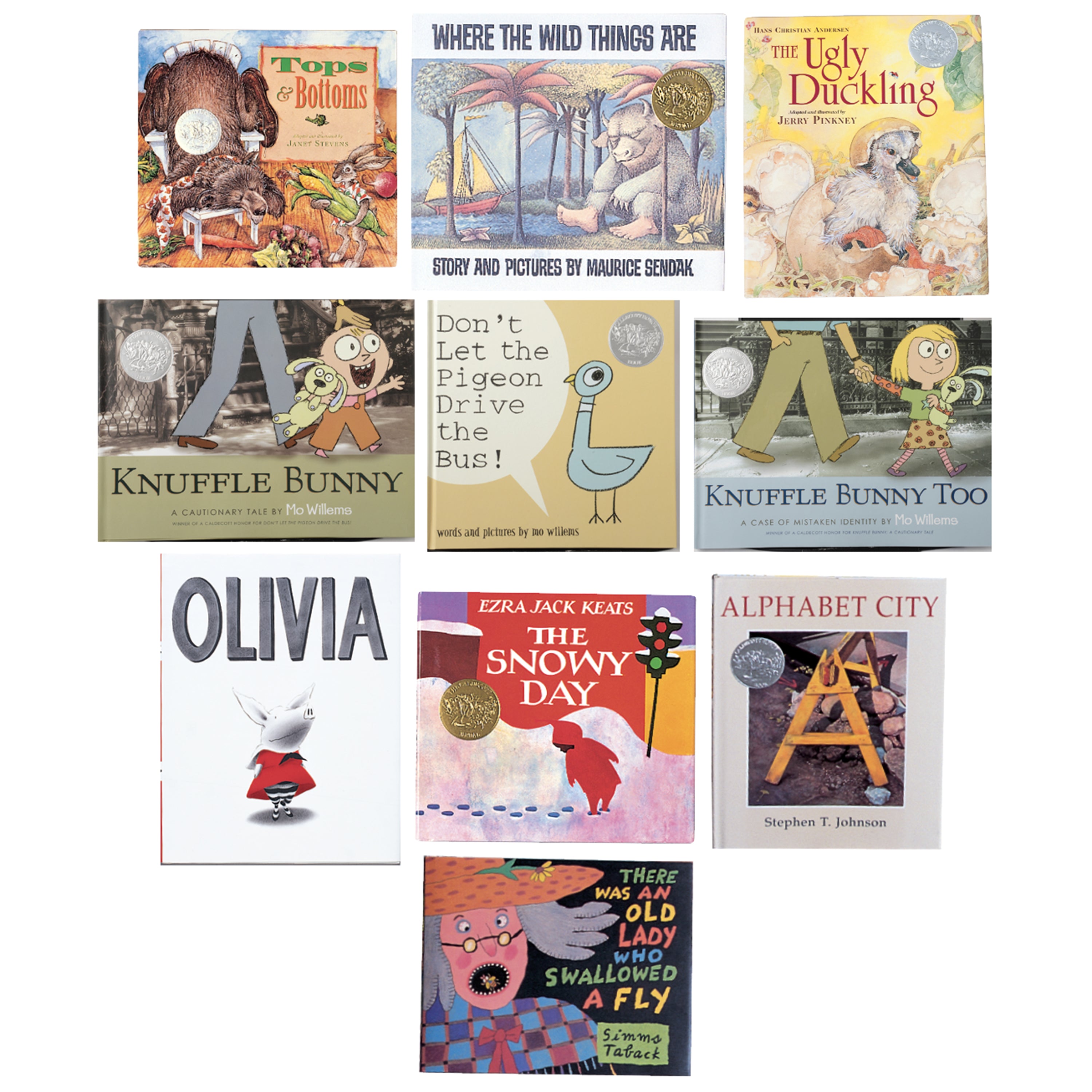 Caldecott Medal Collection of 10 Books