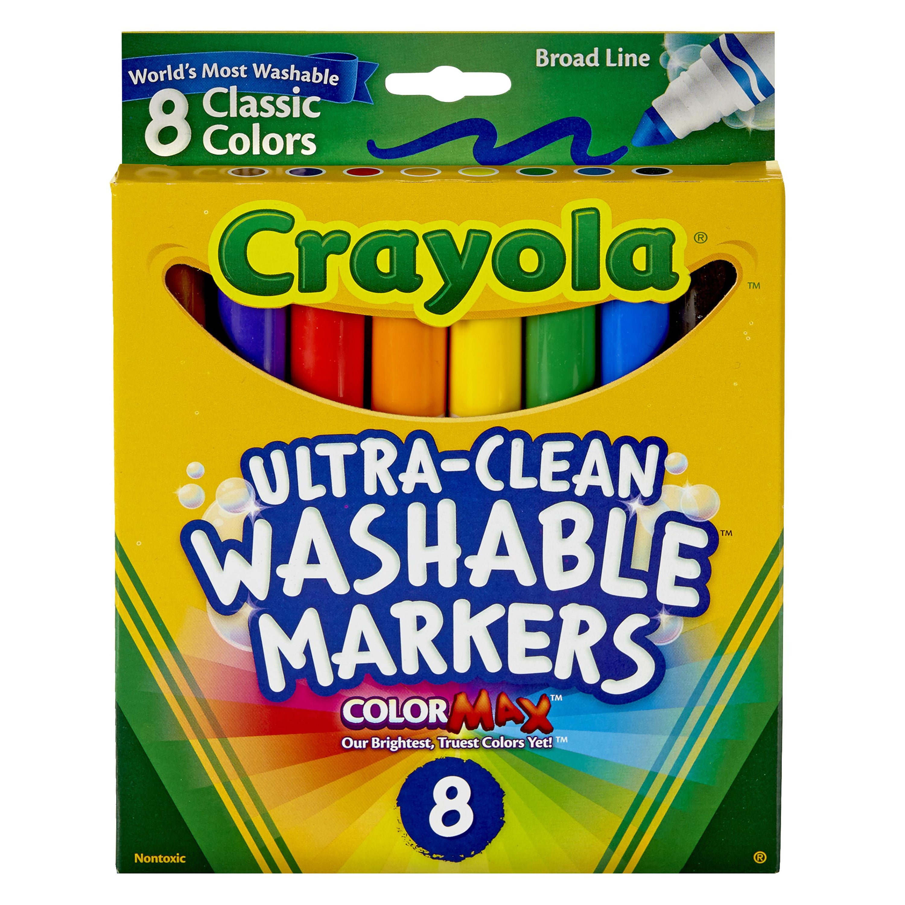 Crayola® Washable Broad Line Markers - Classic - 8 Pack