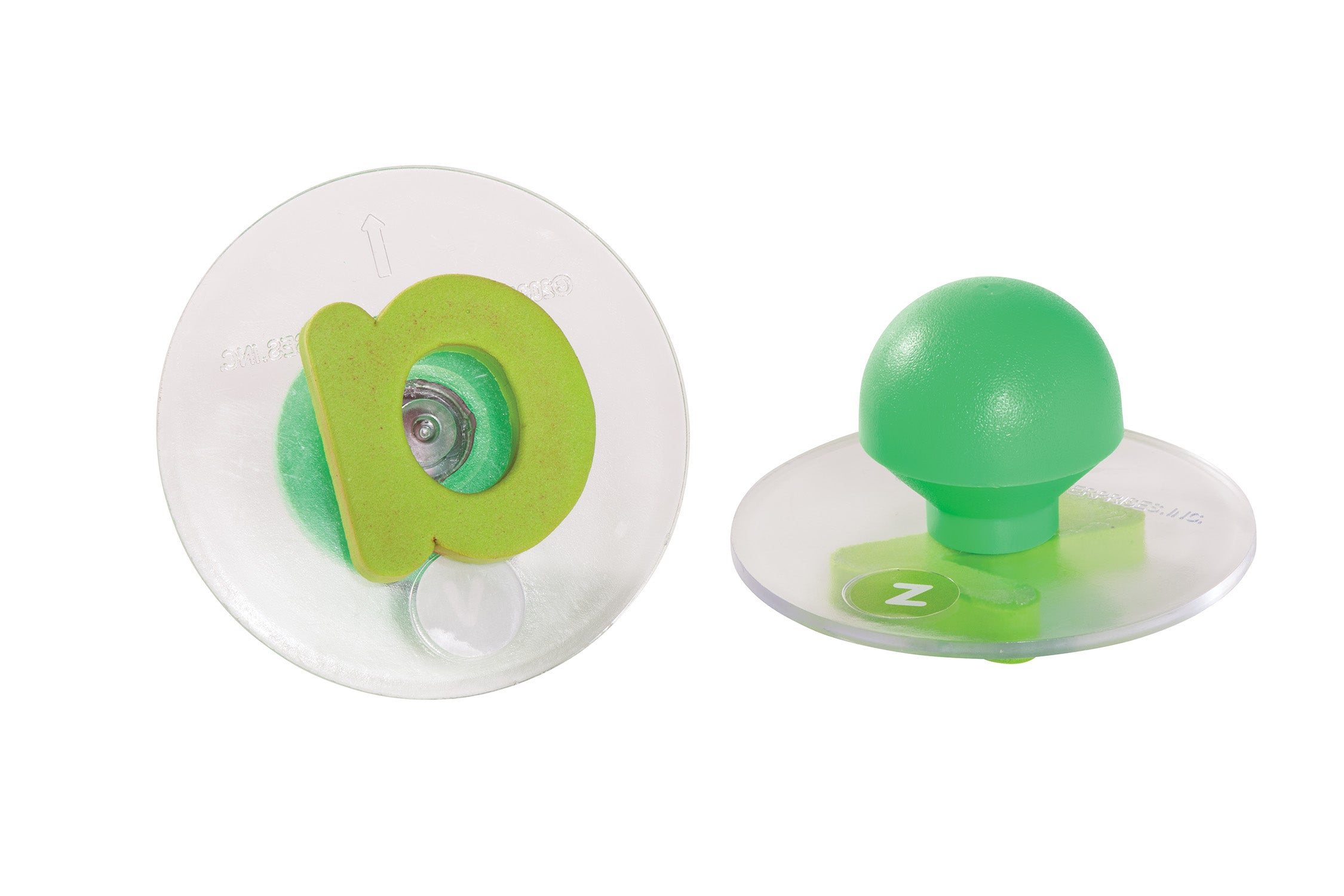 Knobbed Alphabet Stampers - Uppercase & Lowercase