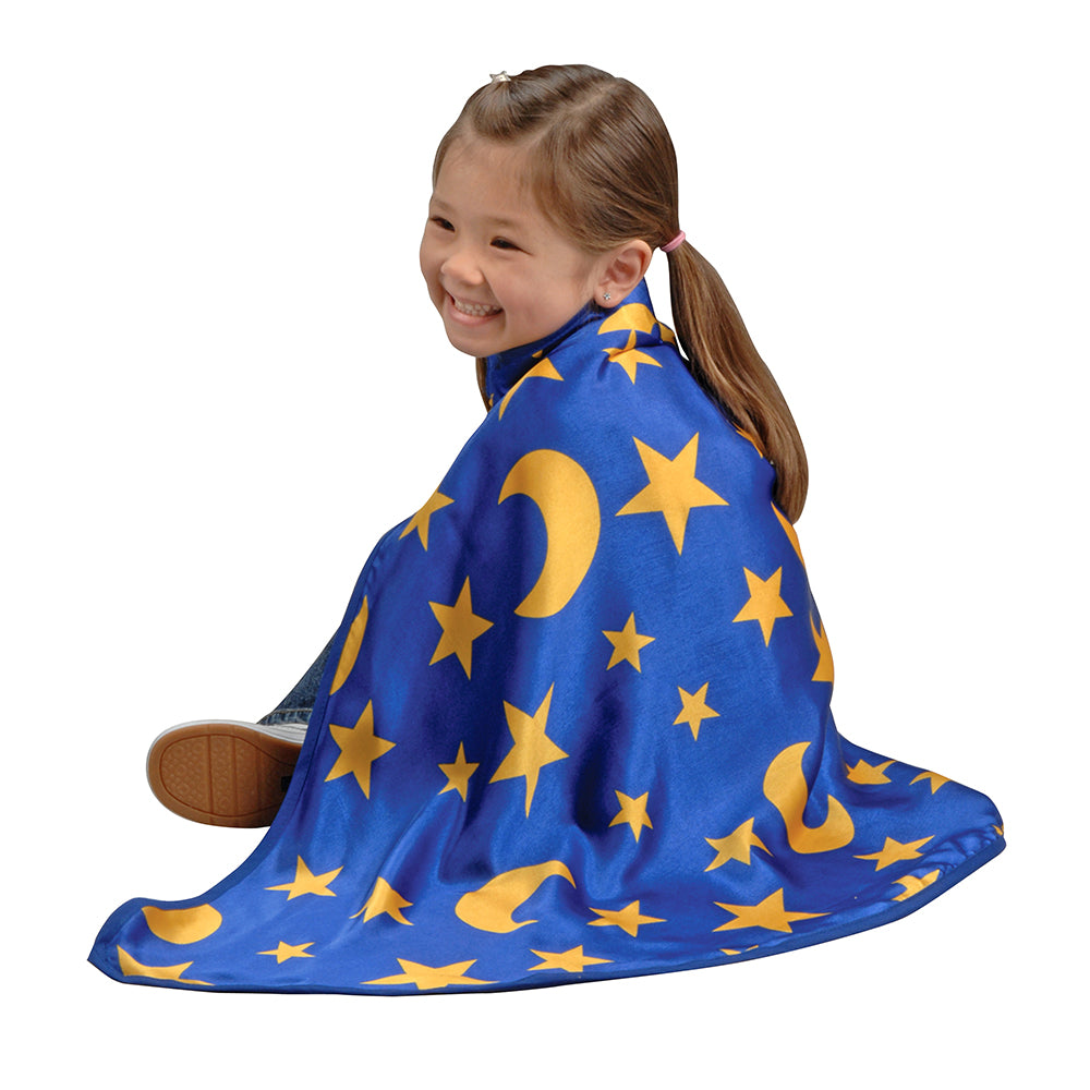 Blue & Gold Wizard Adventure Cape