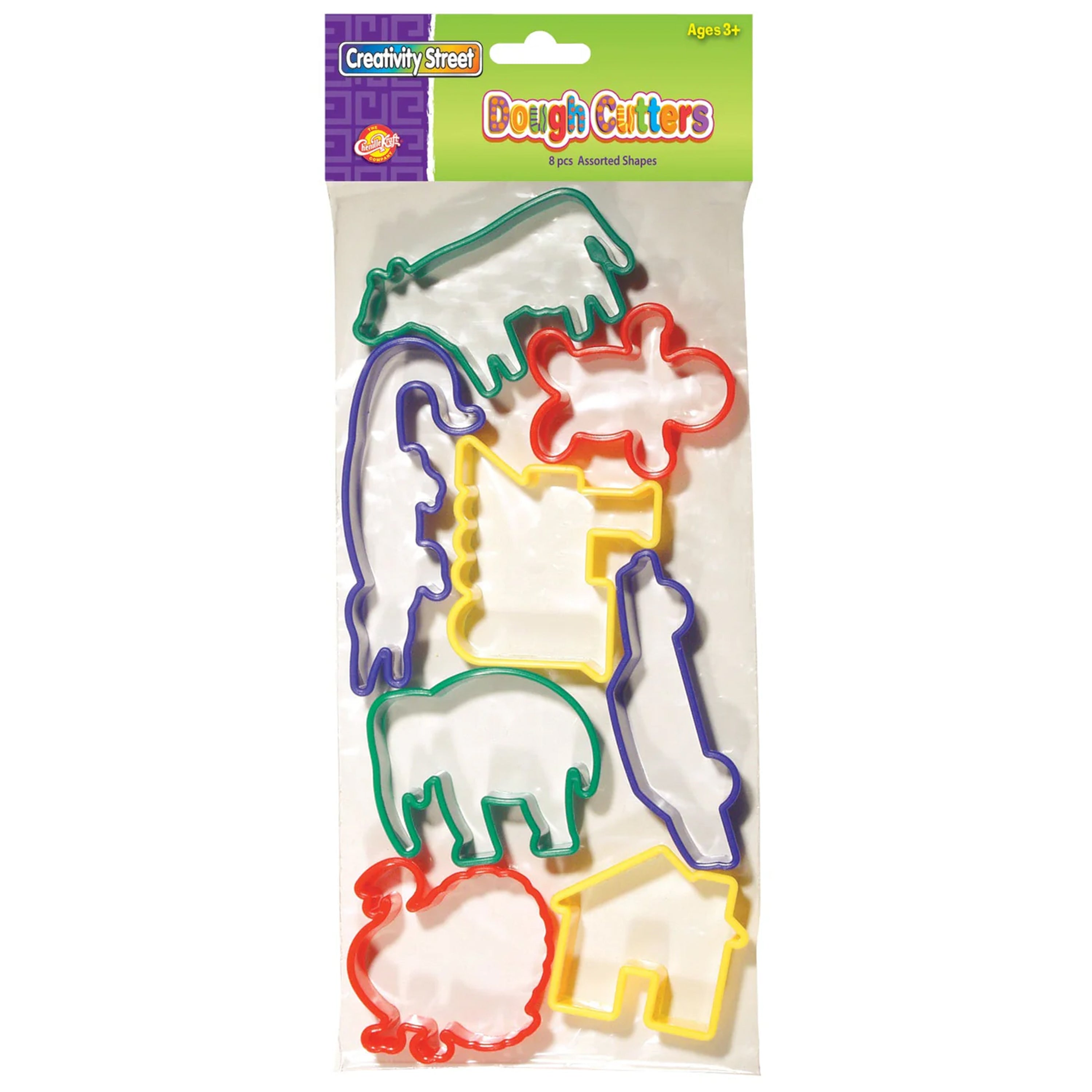 Dough Cutters - 8 Assorted Shapes with Animals