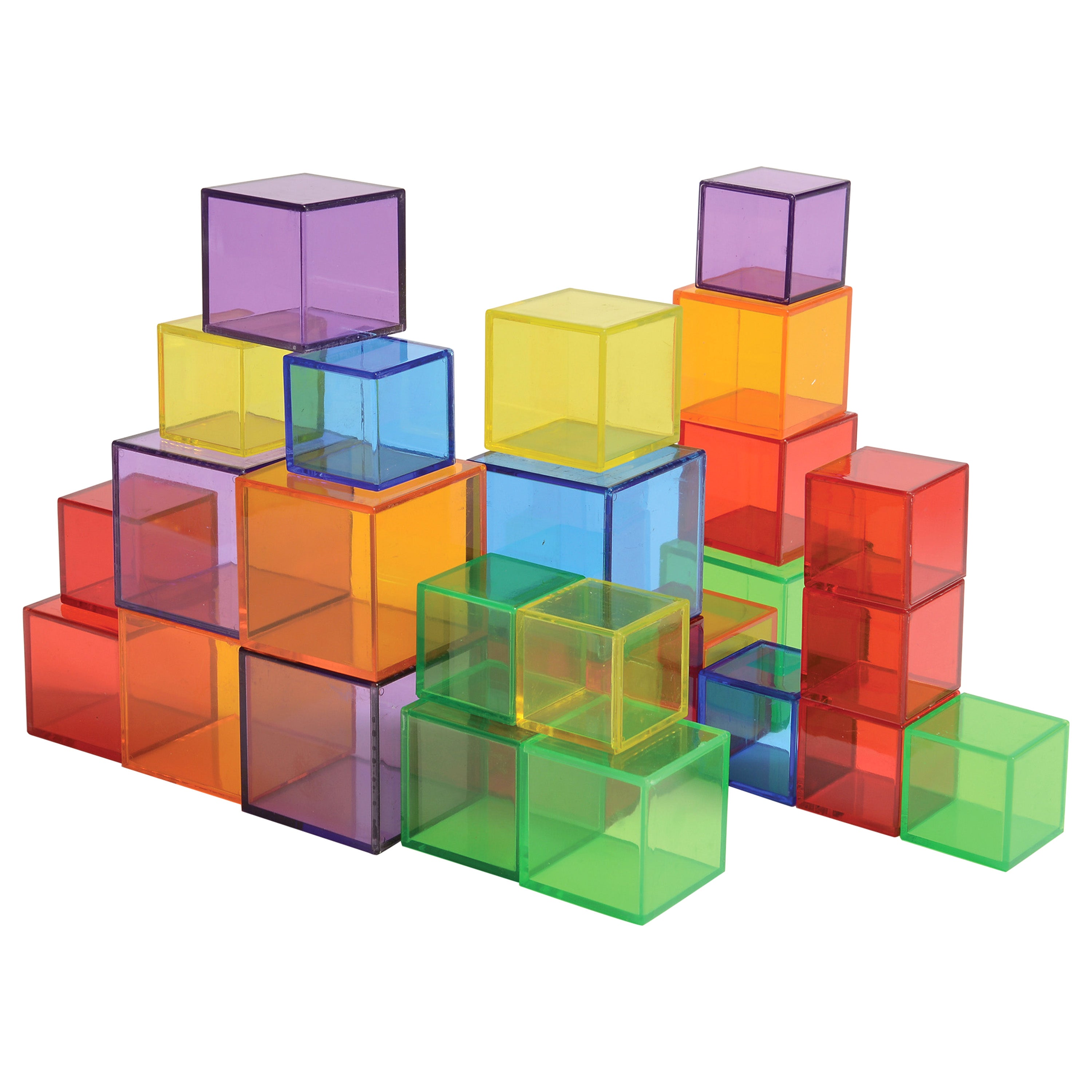 Translucent Cube Blocks 54 pc. Set