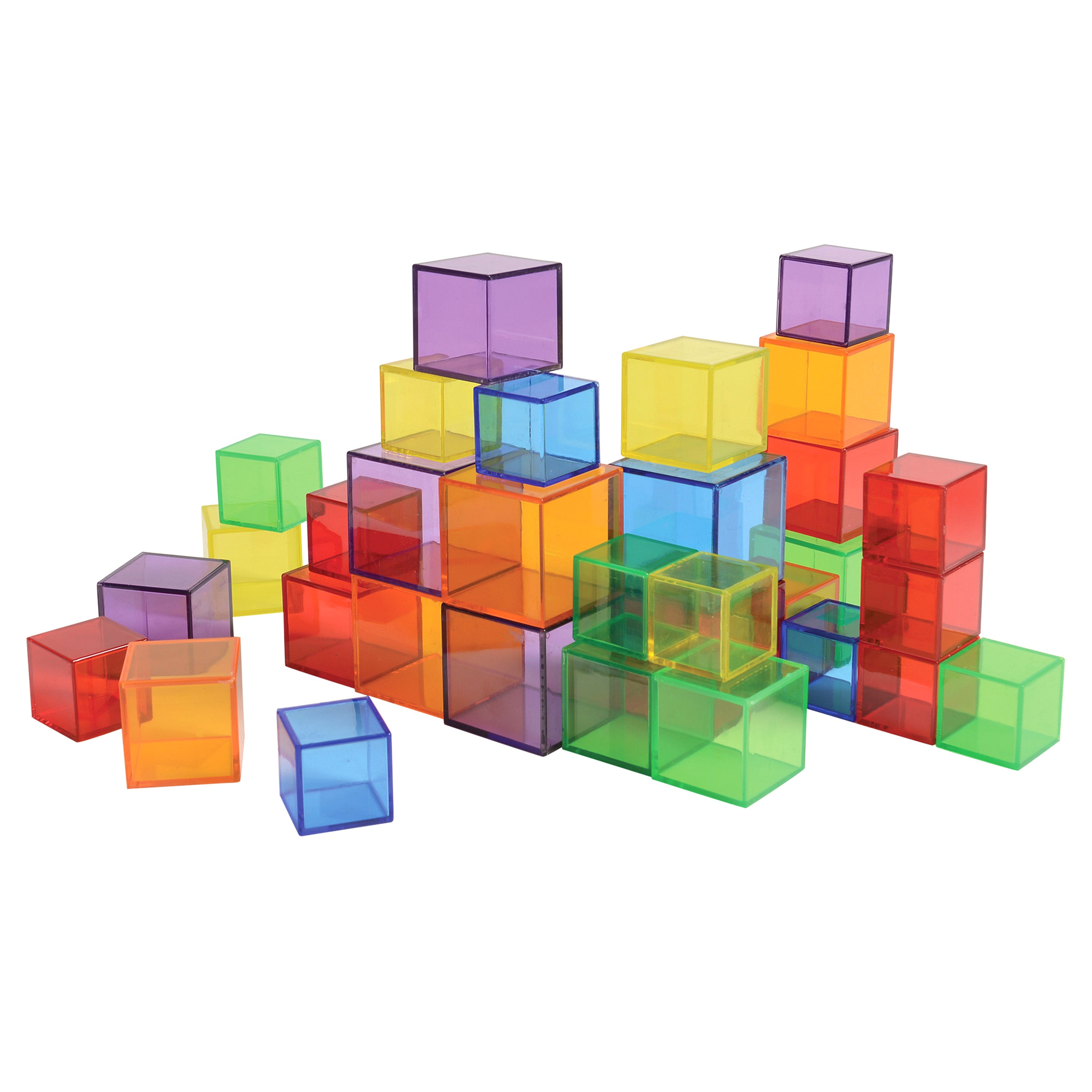 Translucent Cube Blocks 54 pc. Set