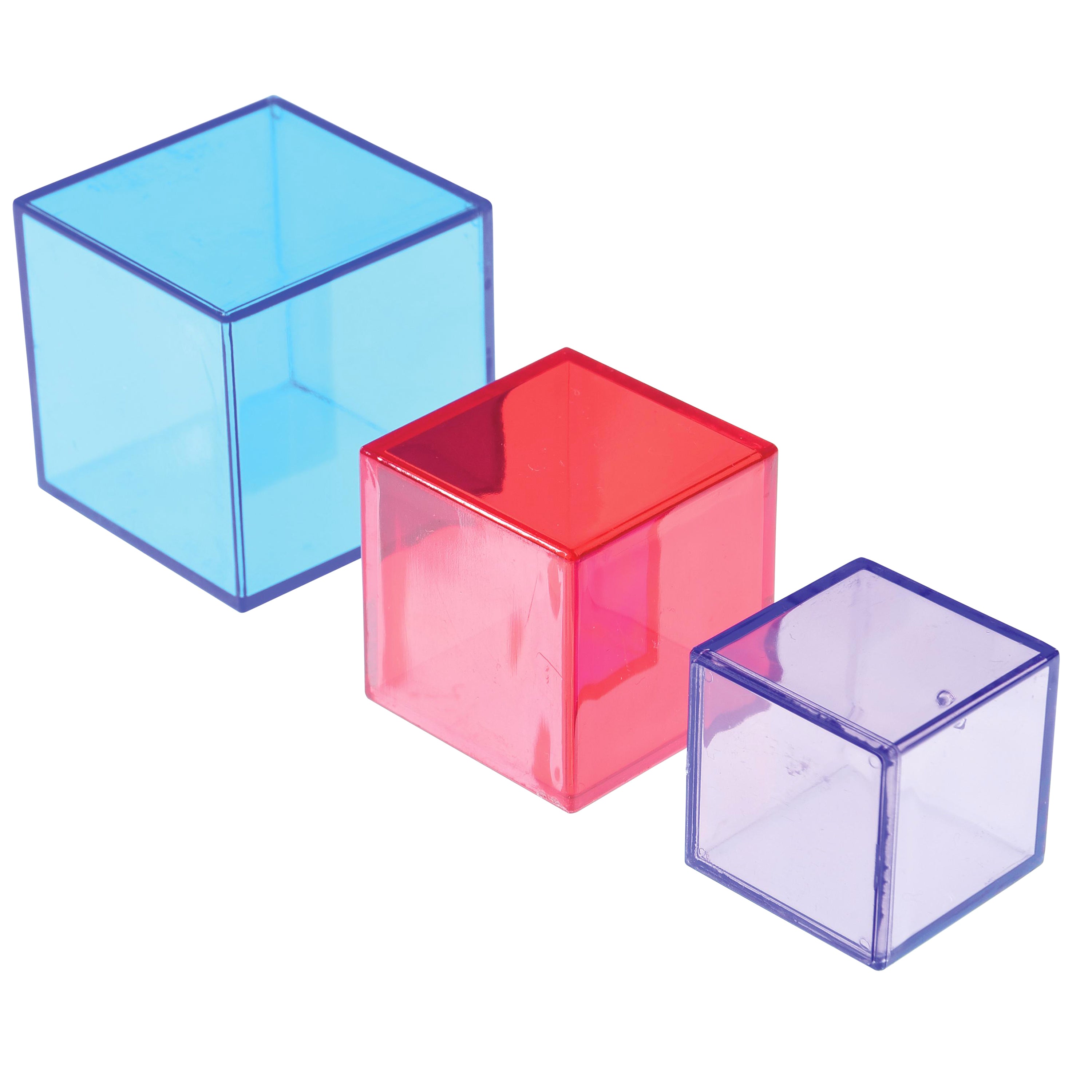 Translucent Cube Blocks 54 pc. Set