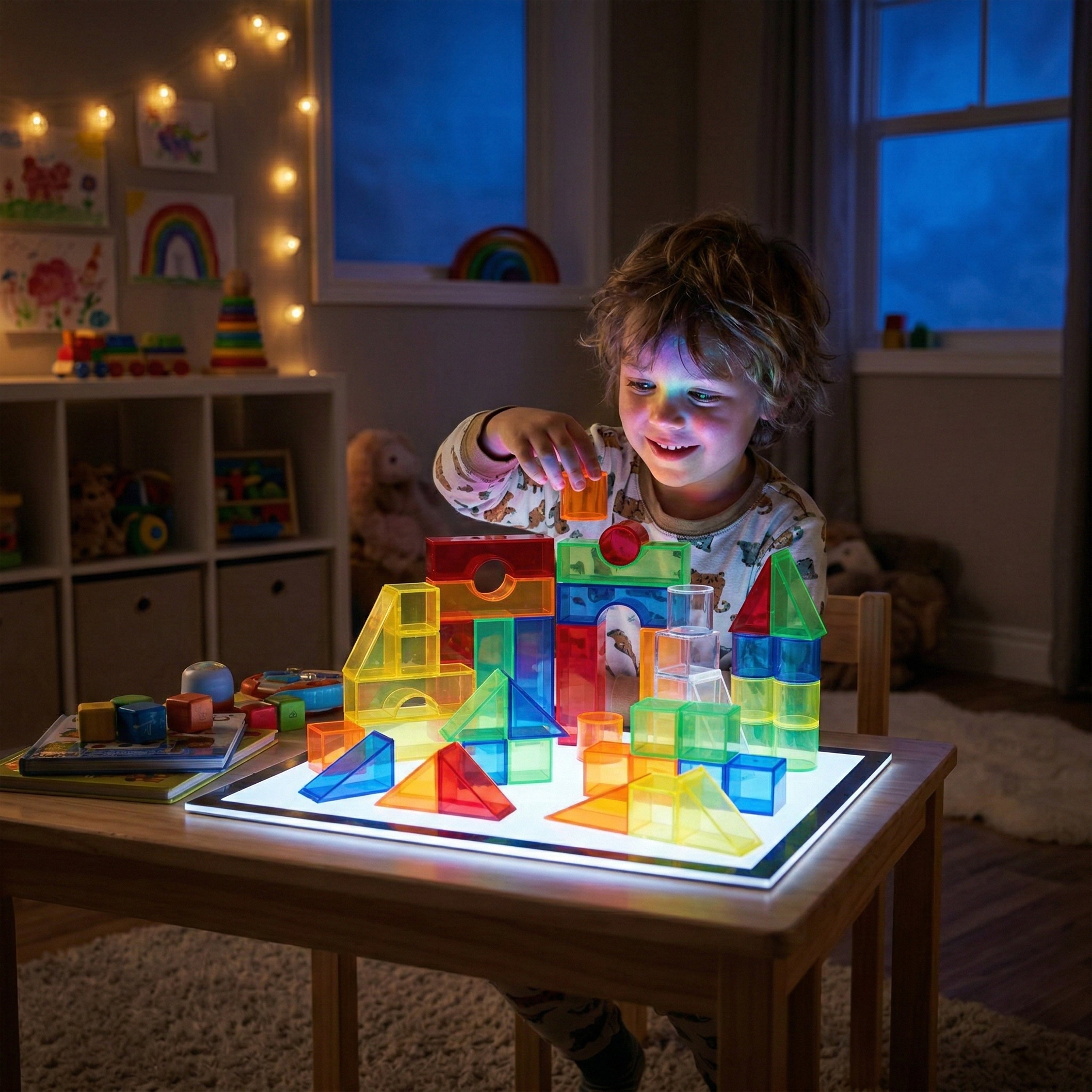 Translucent Color Blocks Set of 50