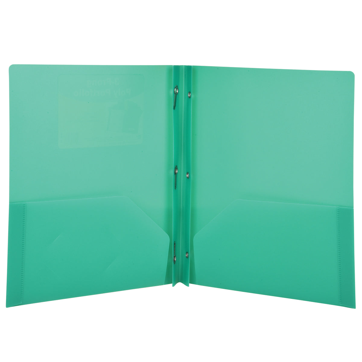 Two Pocket Portfolio with Prongs