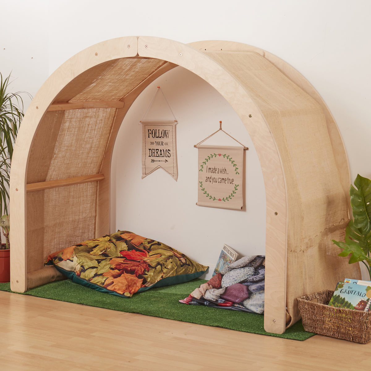 Rafiki Indoor Archway | Wooden Play Arch for Reading, Role Play ...