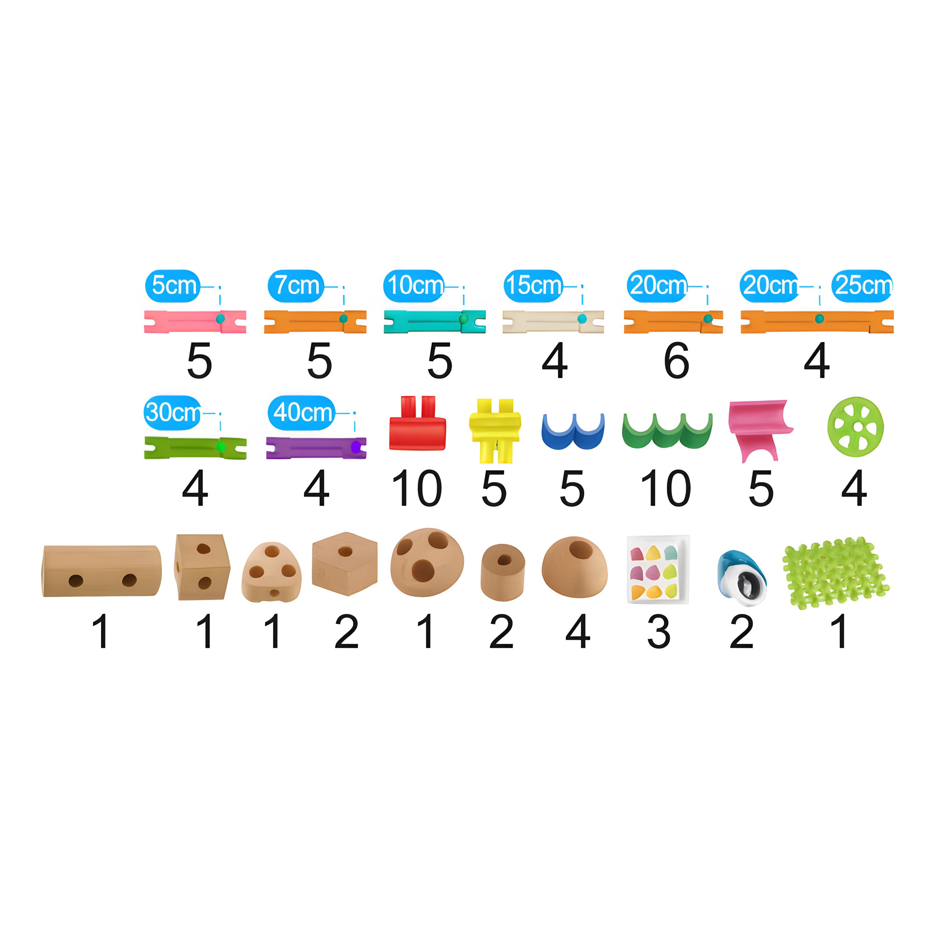 Bend-A-Build™ 94-Piece Flexible STEM Construction Toy Set | Open-Ended Building Tubes & Connectors