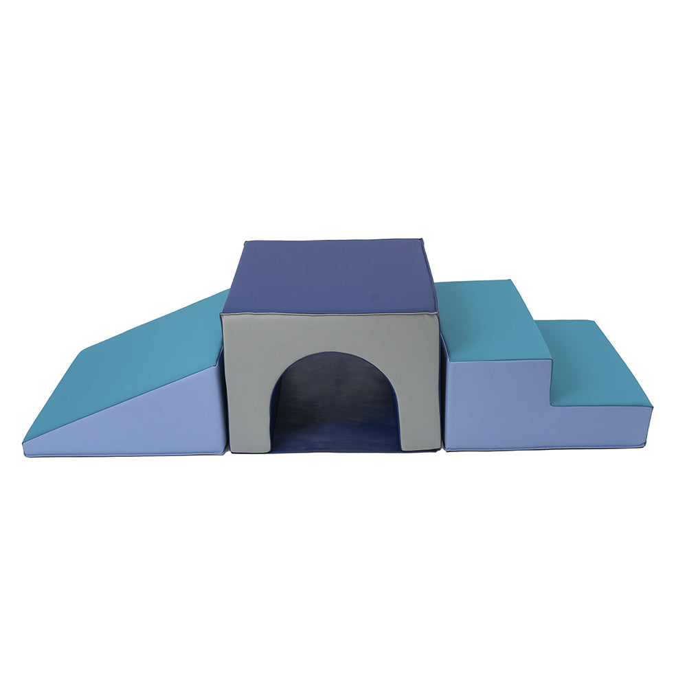 Tunnel & Ramp Soft Climber Set | 3-Piece Gross Motor PlayForms