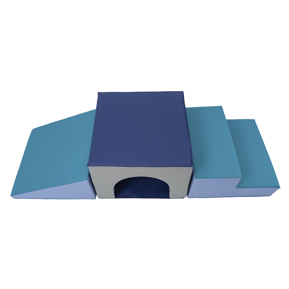 Tunnel & Ramp Soft Climber Set | 3-Piece Gross Motor PlayForms