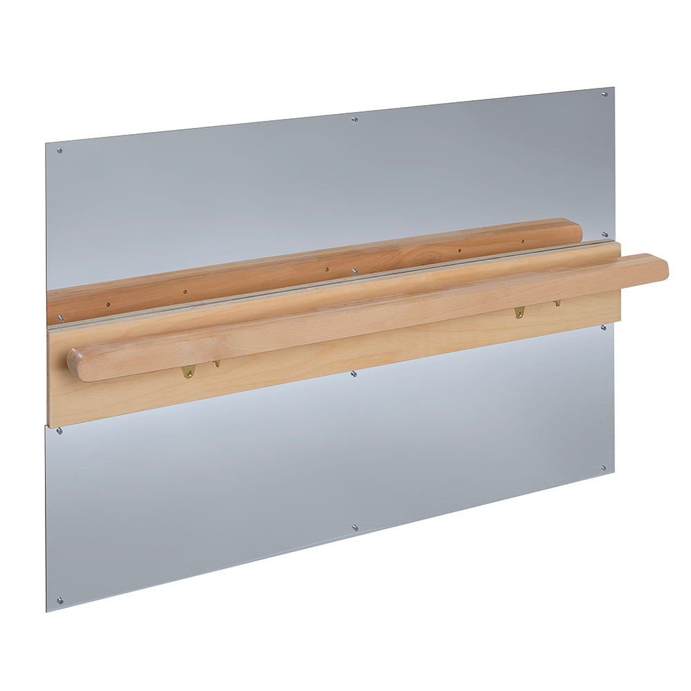 Infant Balance & Activity Mirror with Solid Maple Handrail