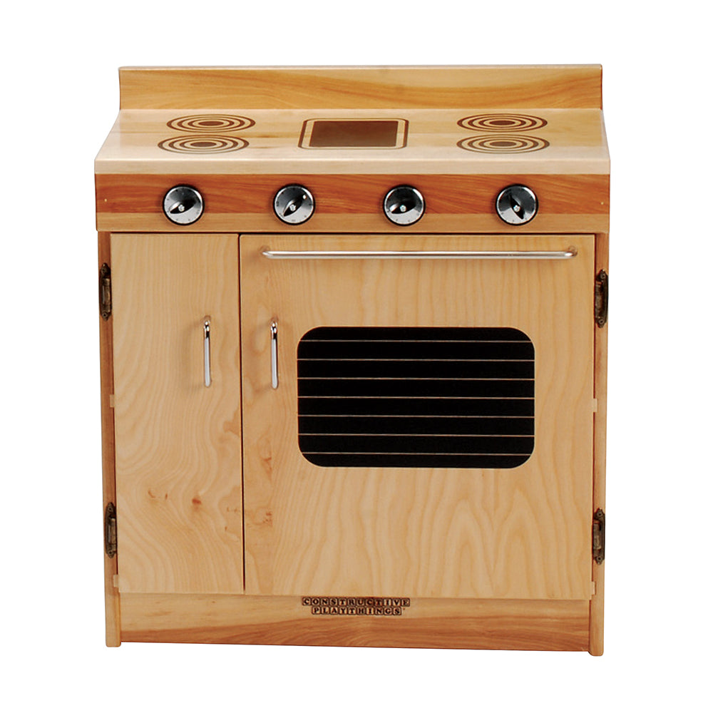 Solid Maple Toy Deluxe Stove | Child's Play Toy Kitchen CP-652