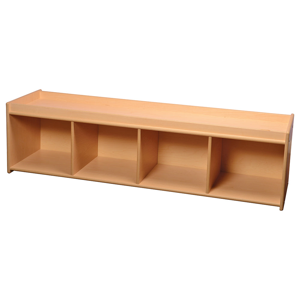 Constructive Playthings Toddler Open Storage Unit | Durable Baltic Birch Shelf w CP-74