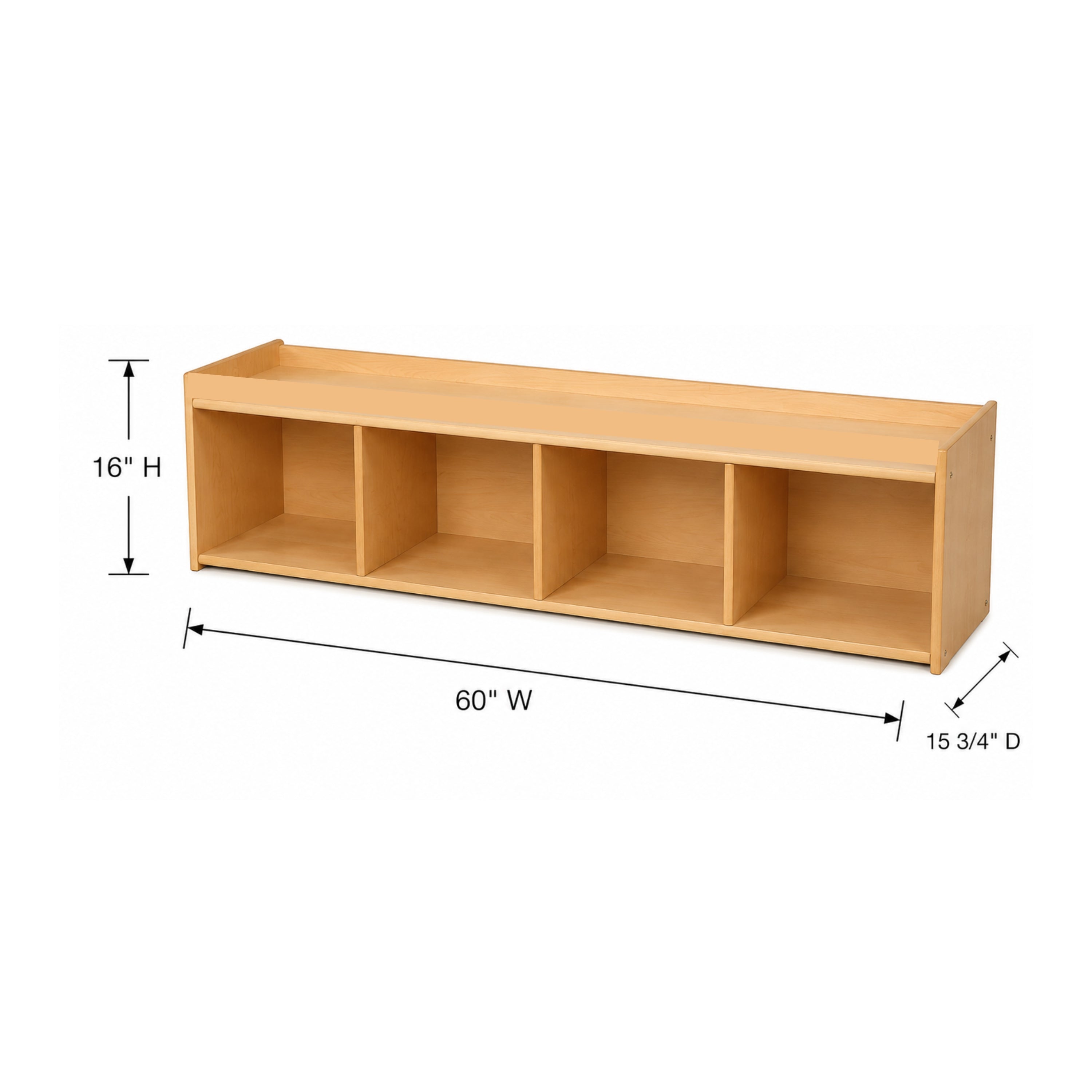 Toddler Open Storage with Woven/Wicker Baskets
