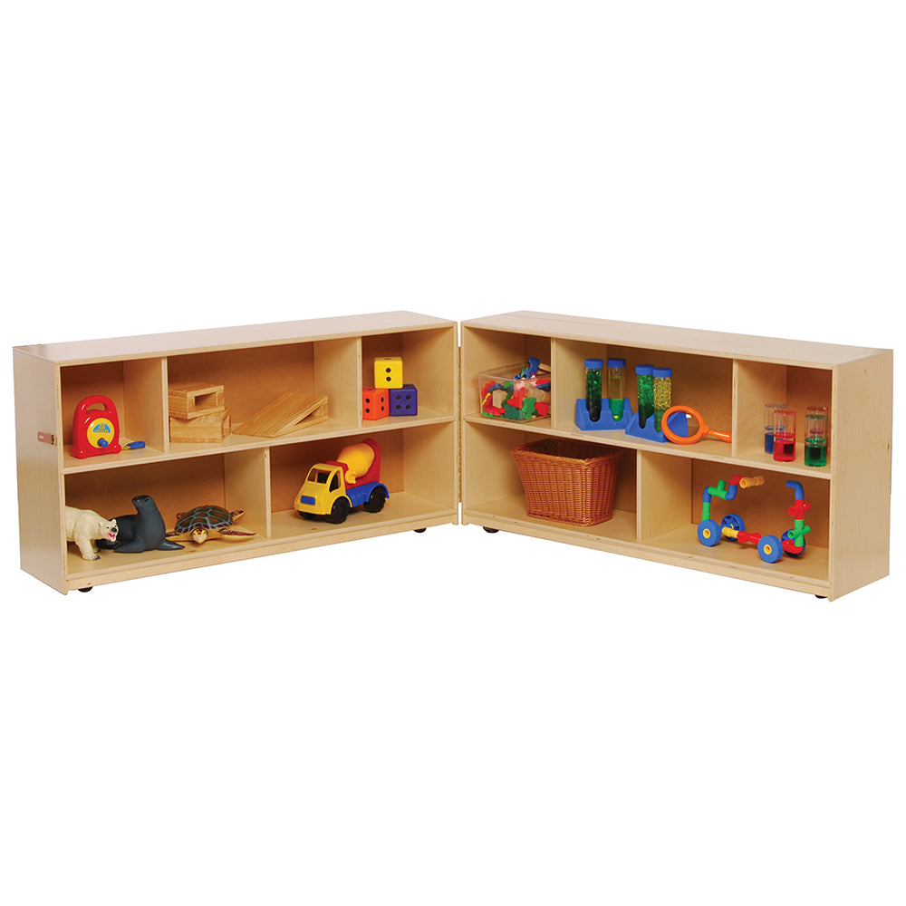 Hinged Birch Storage Unit: Durable & Secure Classroom Organization CP-H118