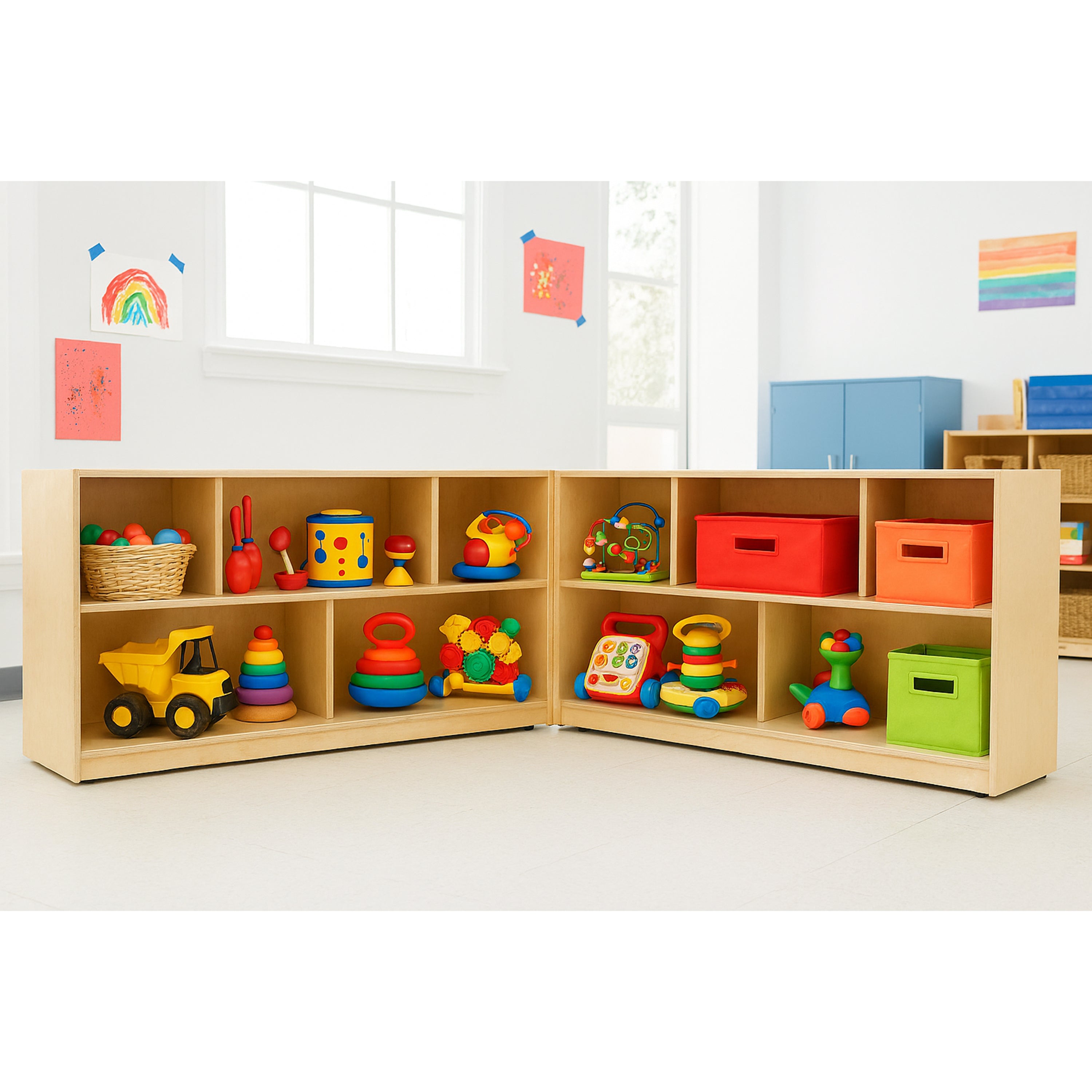 Eco-Friendly Hinged Birch Storage Unit