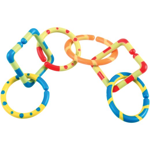 Colorful Sensory Toy Links – 48-Piece Set
