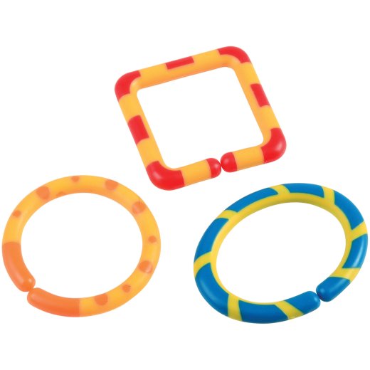 Colorful Sensory Toy Links – 48-Piece Set