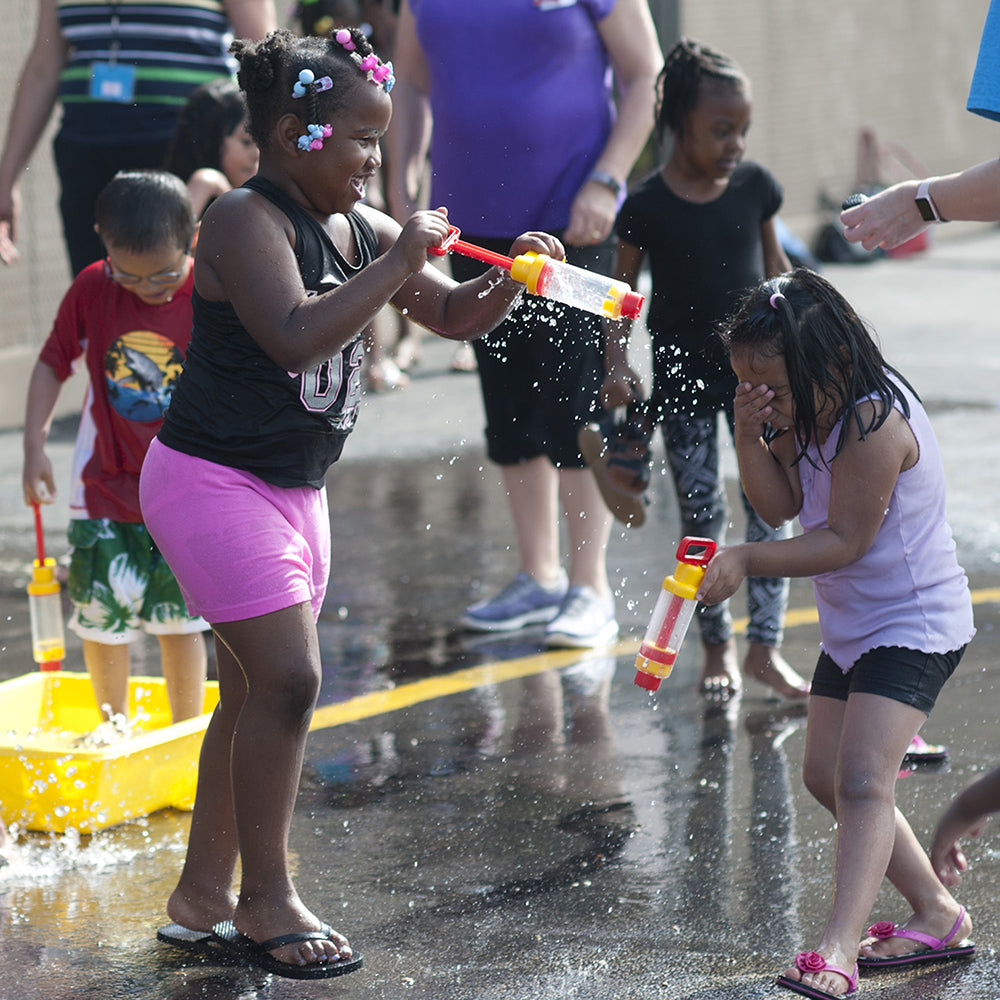 Water Play Time with Water Pumps