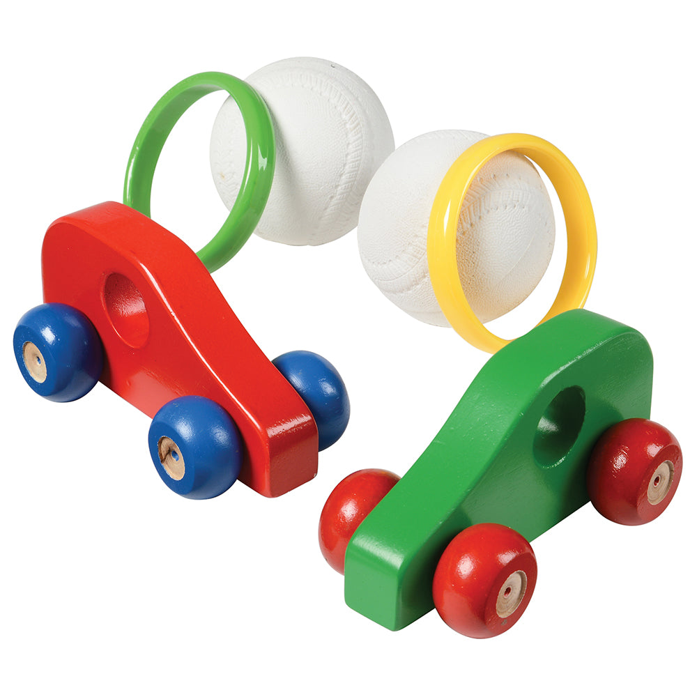 Race and Roll Ramp Accessories: Cars, Rings, and Baseballs