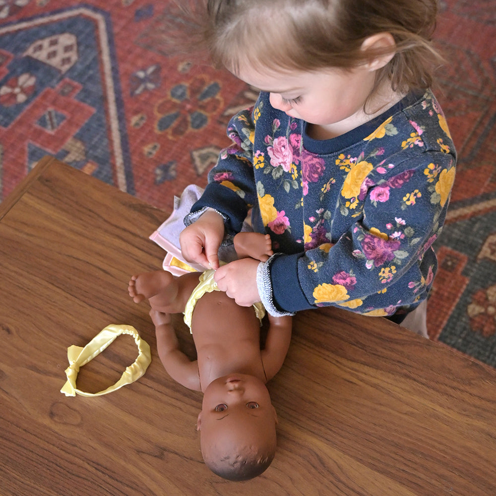 Constructive Playthings® Tender Touch Baby Doll, African American
