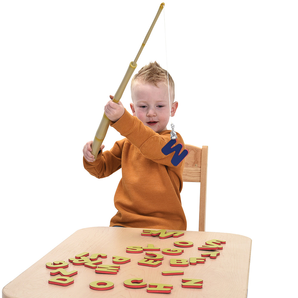 ABC Learning Magnetic Wooden Fishing Game - Deals Finders