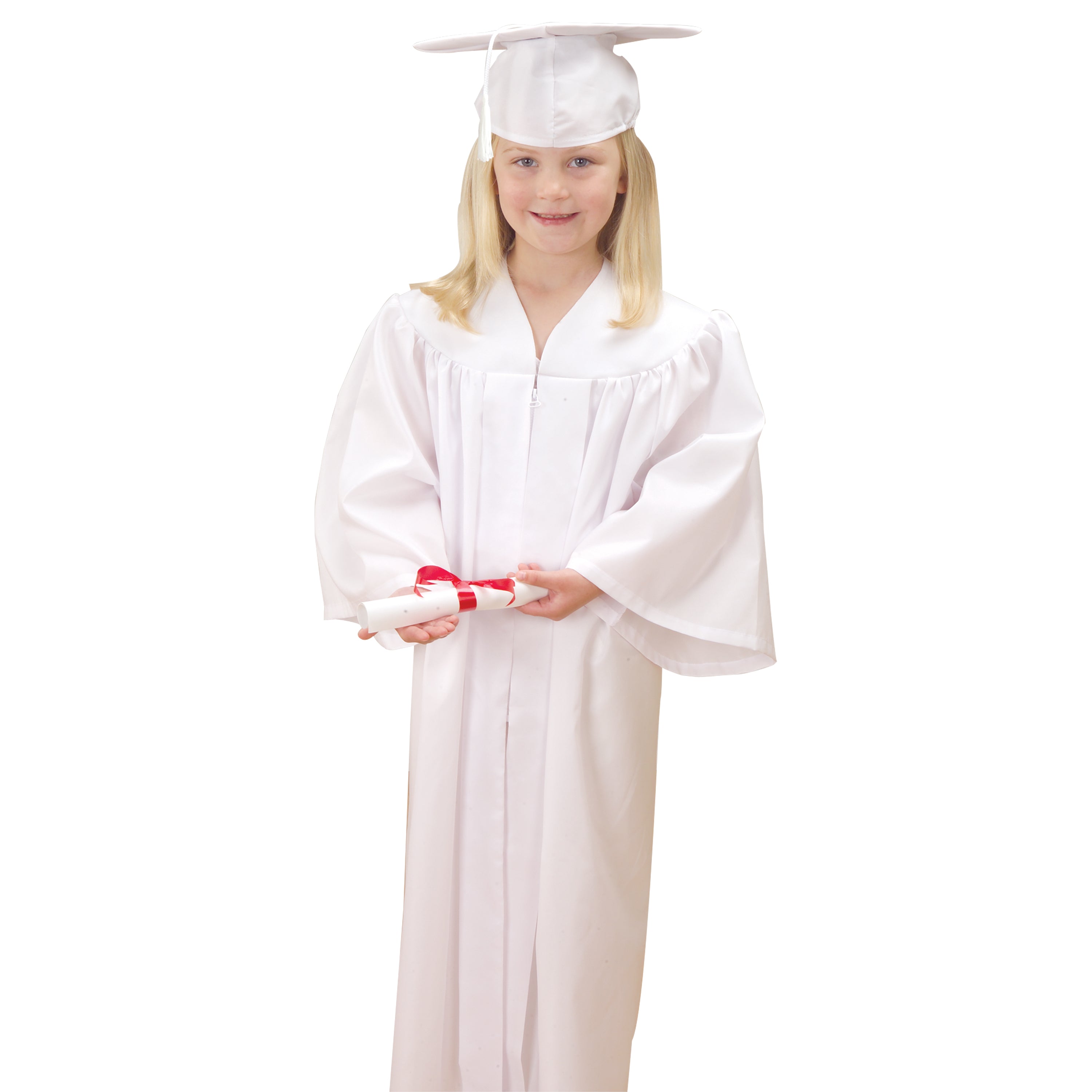 Cap & Gown Set - White