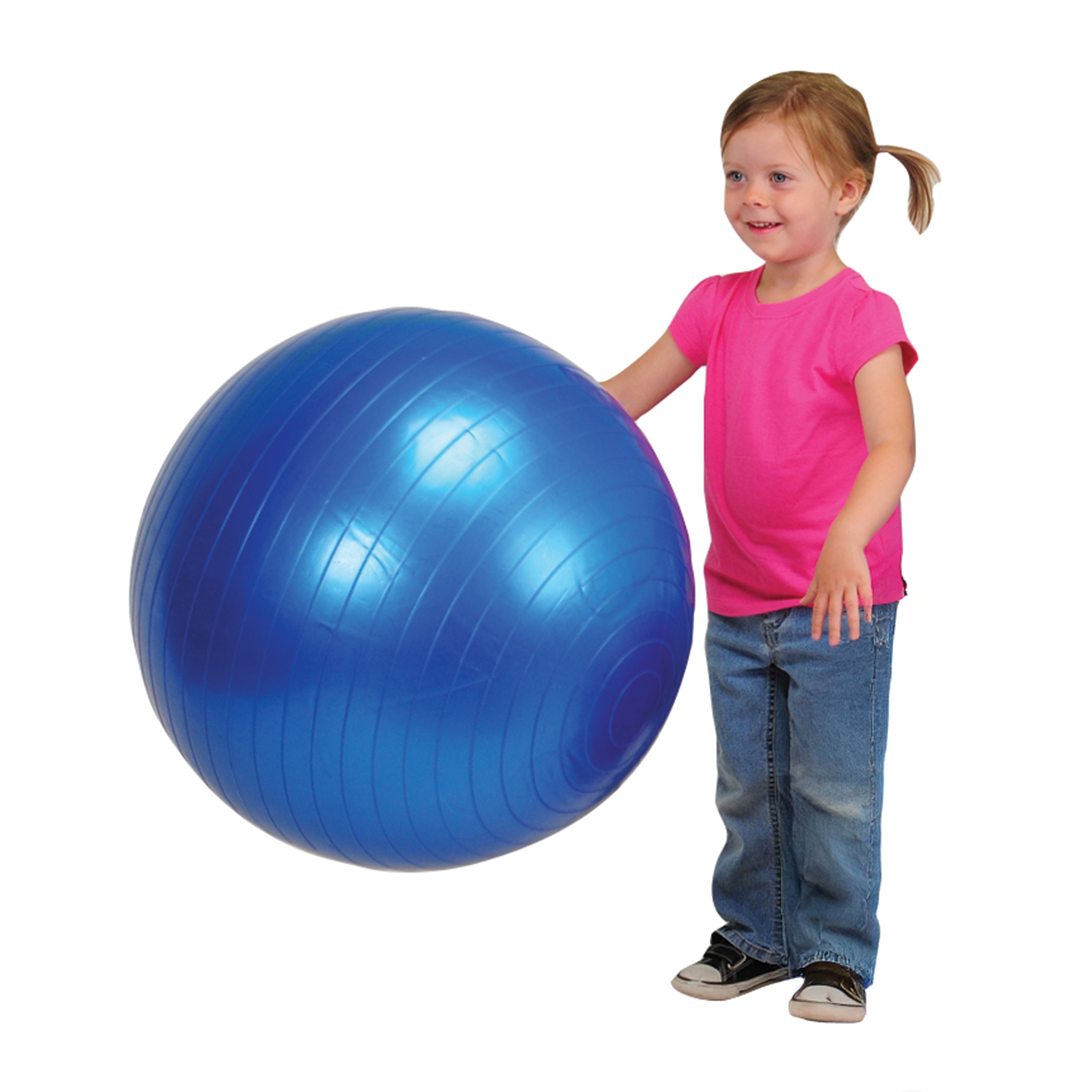 36-inch Blue Tumble Ball | Durable, Non-Slip Super Size Ball