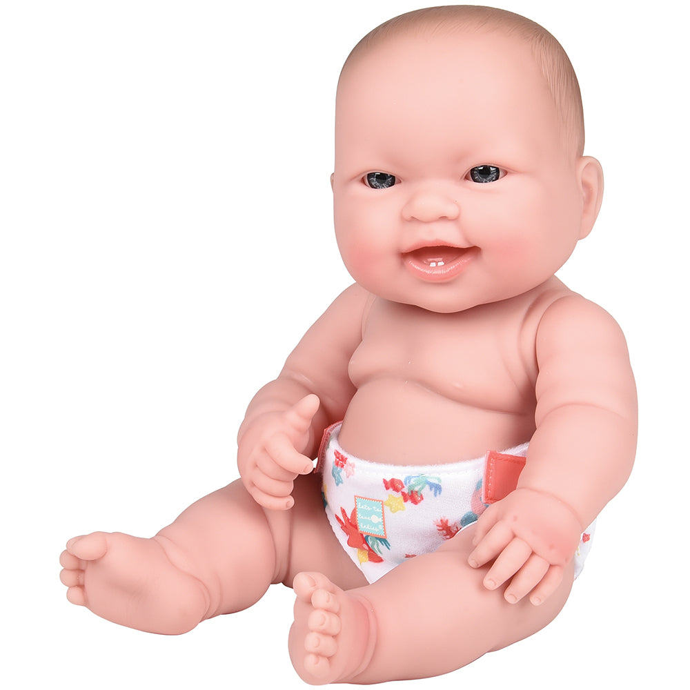 Huggable 14" Caucasian Baby Doll | Soft Vinyl with Detailed Features