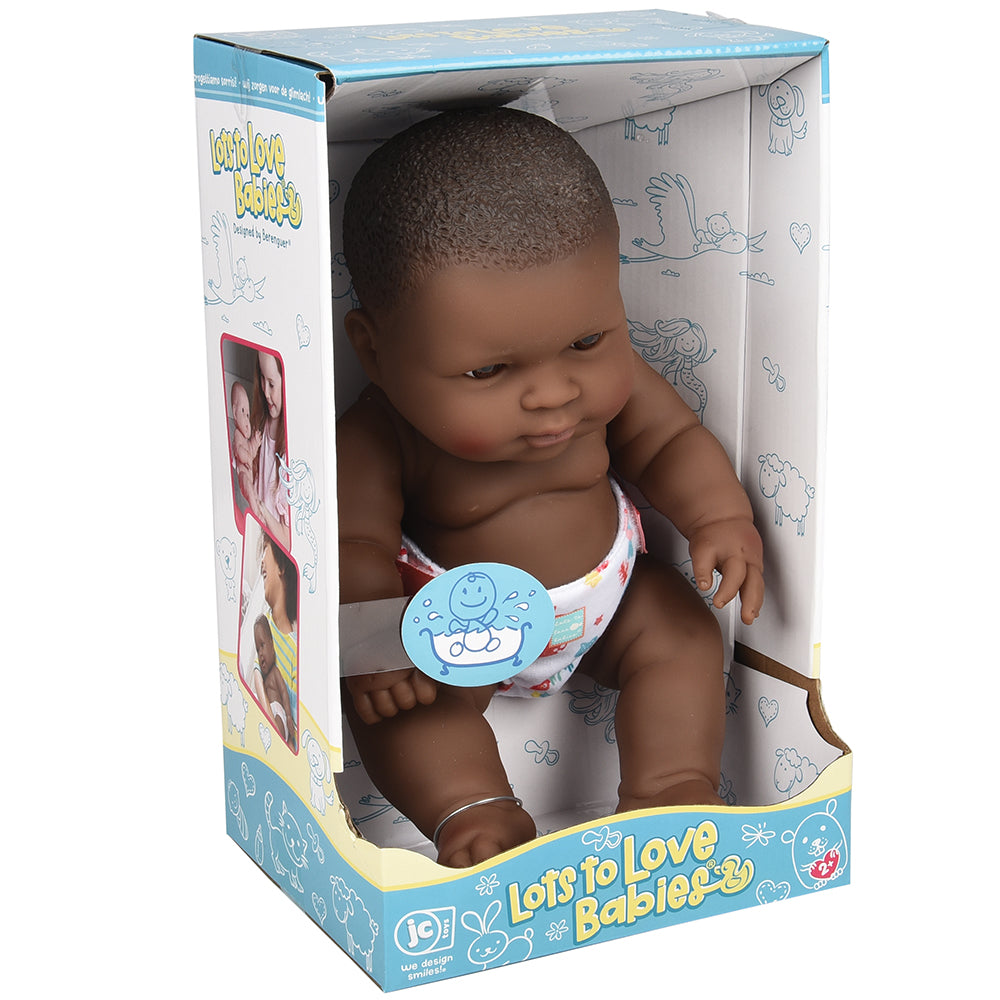 Huggable 14" African American Baby Doll Packaging