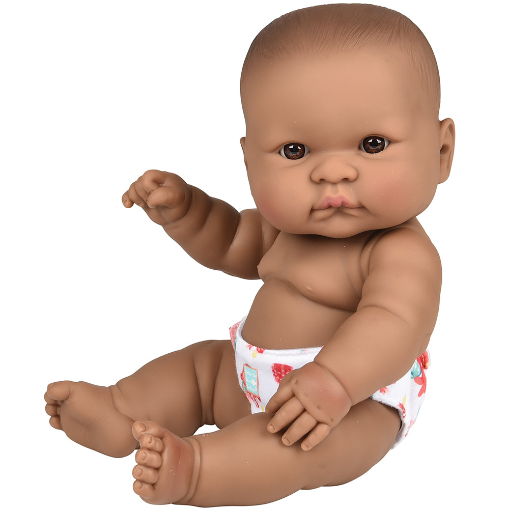 Huggable 14" Hispanic Baby Doll | Soft Vinyl with Detailed Features