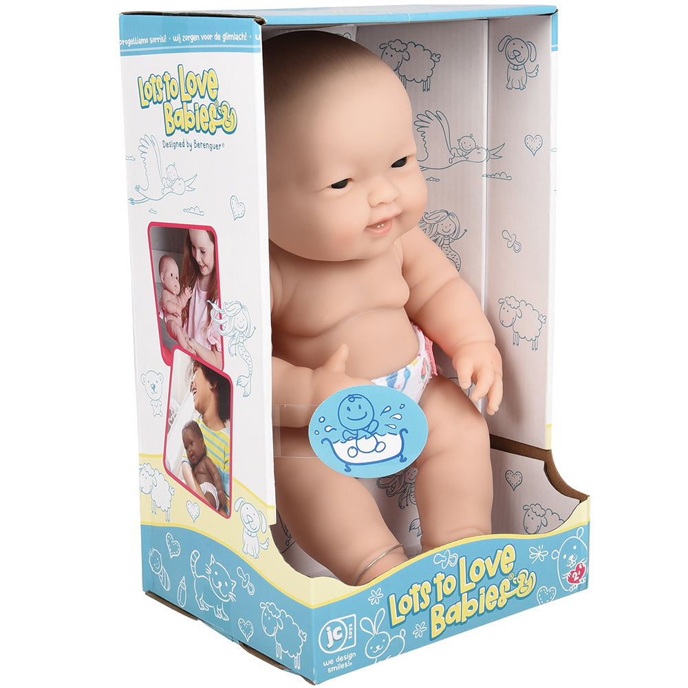 Huggable 14" Asian Baby Doll Packaging