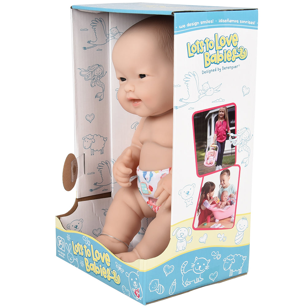 Huggable 14" Asian Baby Doll Packaging