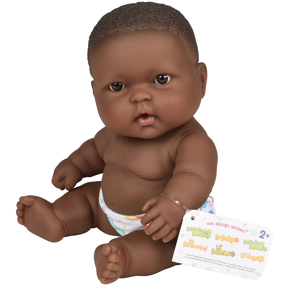 Huggable 10" African American Baby Doll with Tag