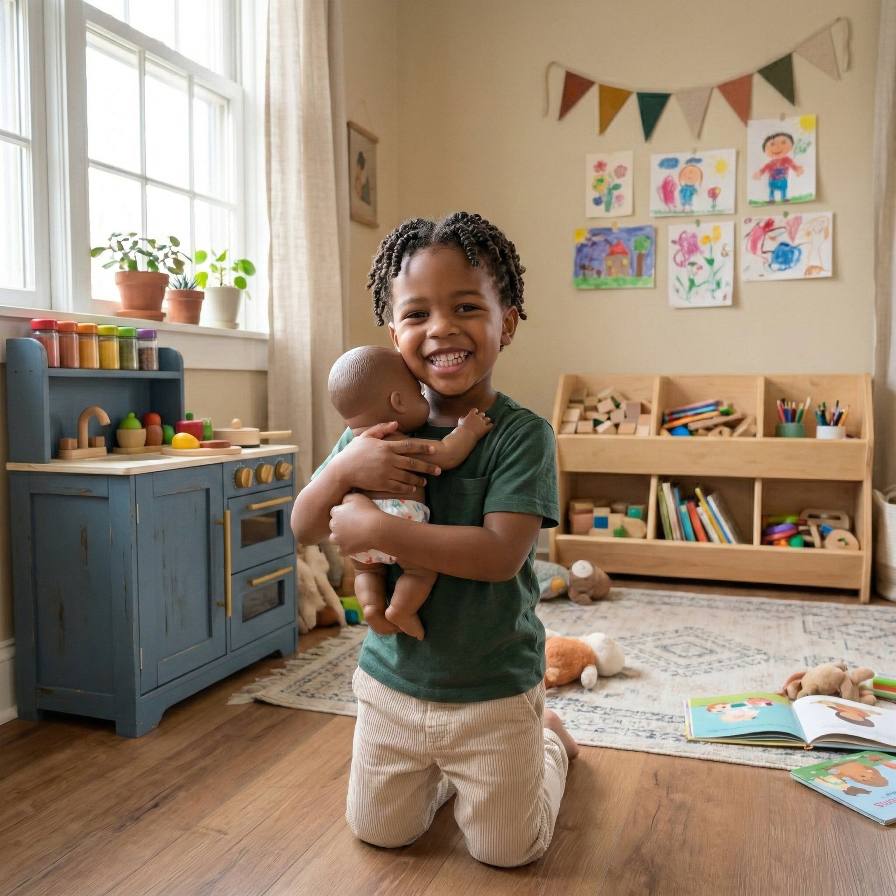 10" Huggable Multicultural Baby Dolls | Set of 4 with Realistic Details